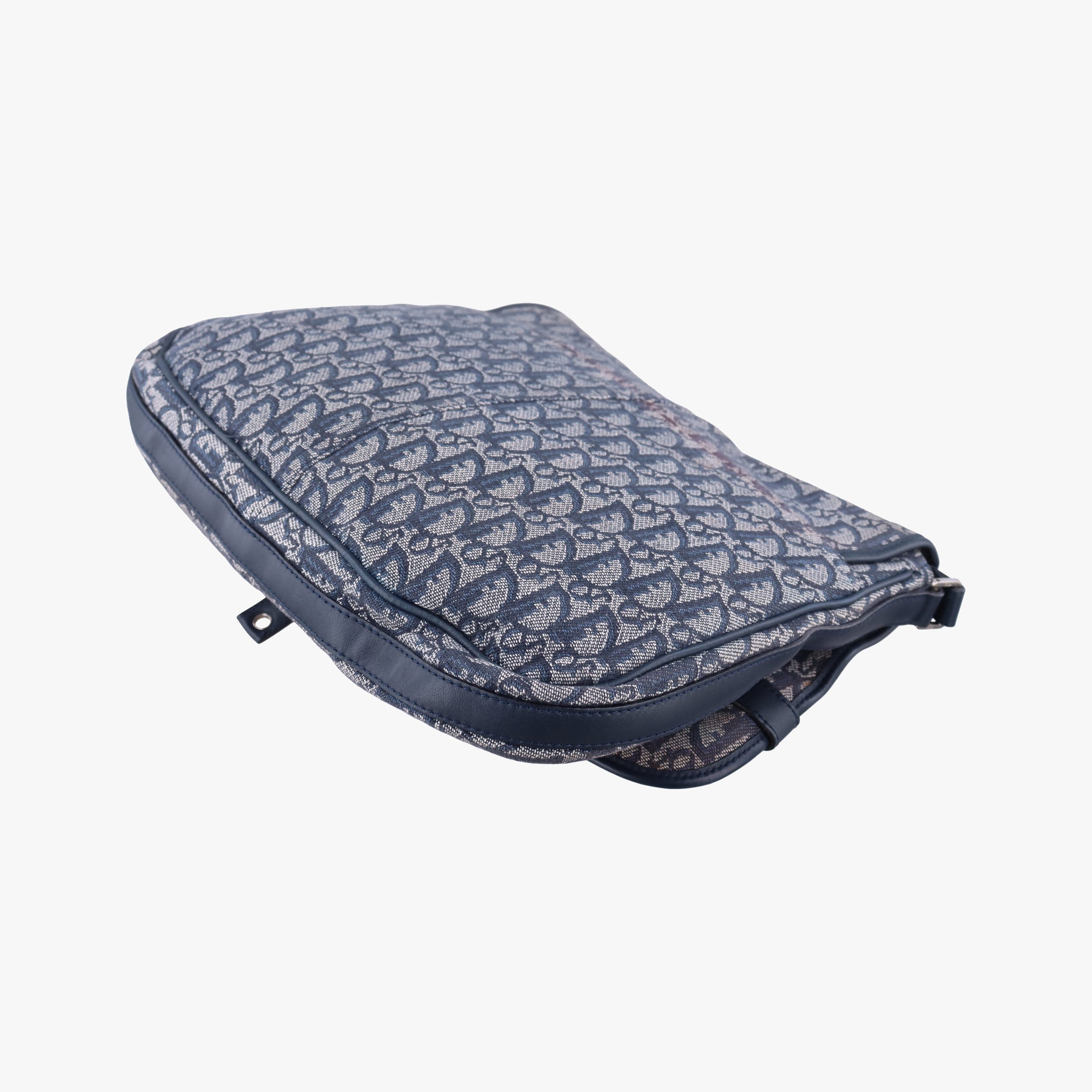 CD Logo Trotter Navy×Grey Jacquard×Leather 05-BO-0036CDロゴ トロッター ネイビー×グレー ジャガード×レザー 05-BO-0036