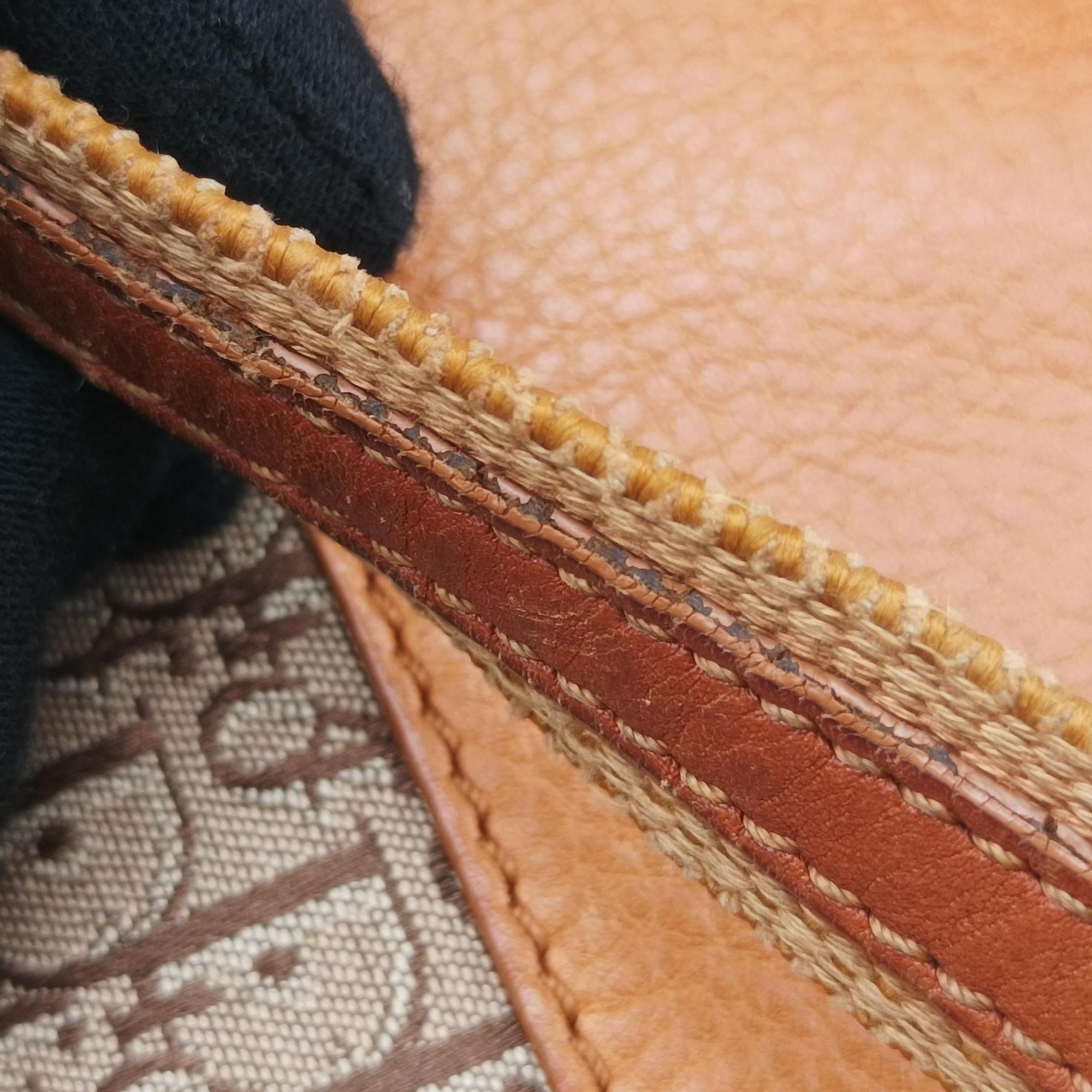 Street Chic Trotter Brown×Beige Canvas×Leather 15-BO-0065ストリートシックトロッター ブラウン×ベージュ キャンバス×レザー 15-BO-0065