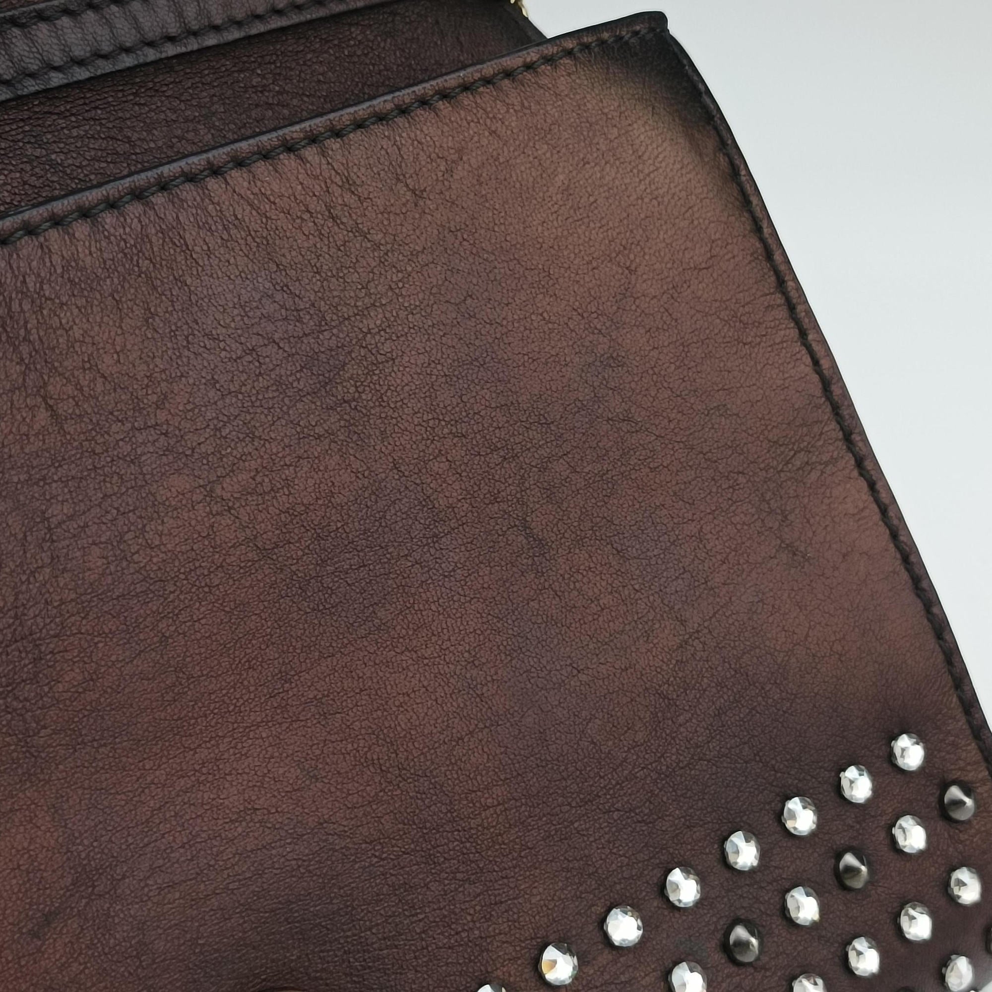 Studded medusa Black Leather CLG 891 977 719 123スタッズ メデューサ ブラック レザー CLG 891 977 719 123
