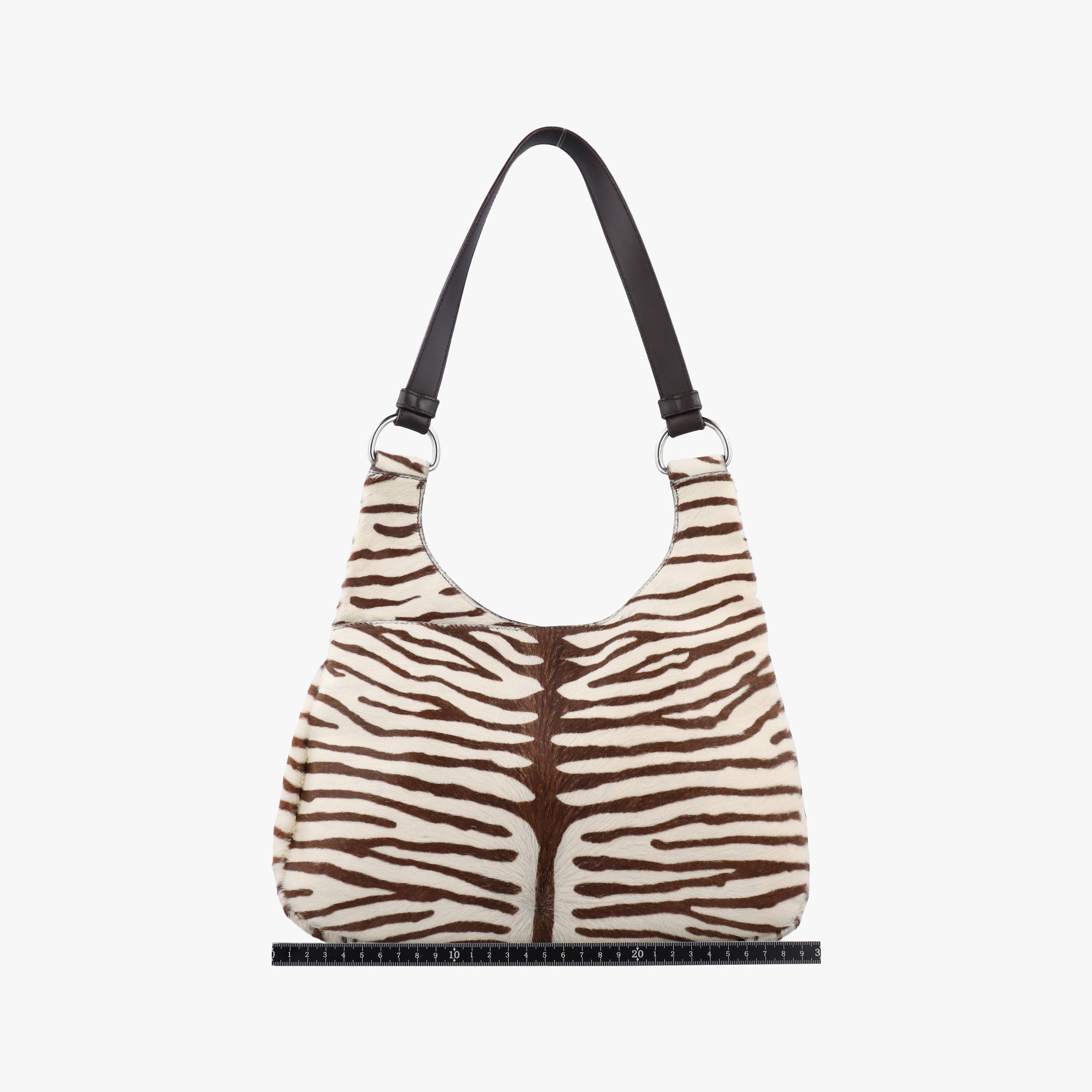 AnimalierZebra Print Brown×White Moro Pony Hair 50アニマリエ ゼブラ柄 ブラウン×ホワイト ハラコ 50