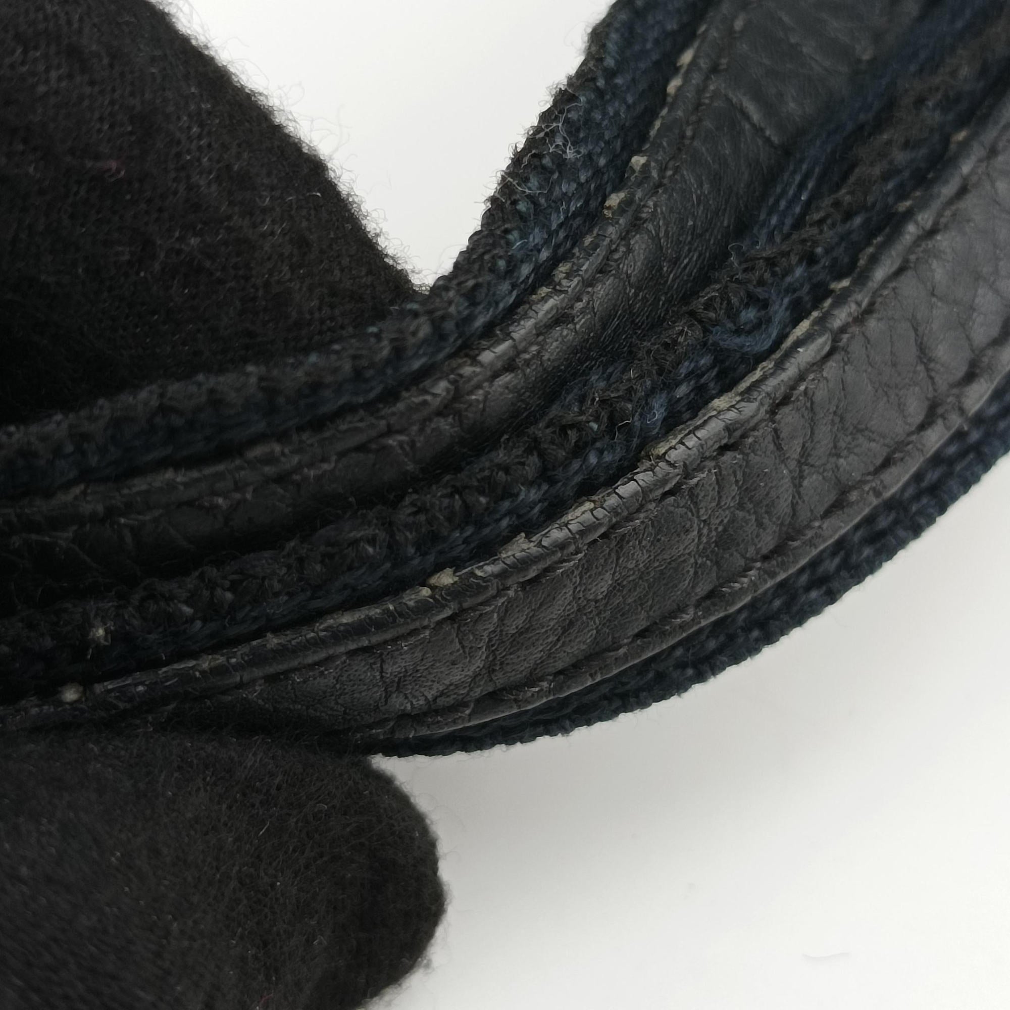 Street Chic Trotter Black×Navy Canvas×Leather 05-BO-1025ストリートシックトロッター ネービー×ブラック キャンバス×レザー 05-BO-1025