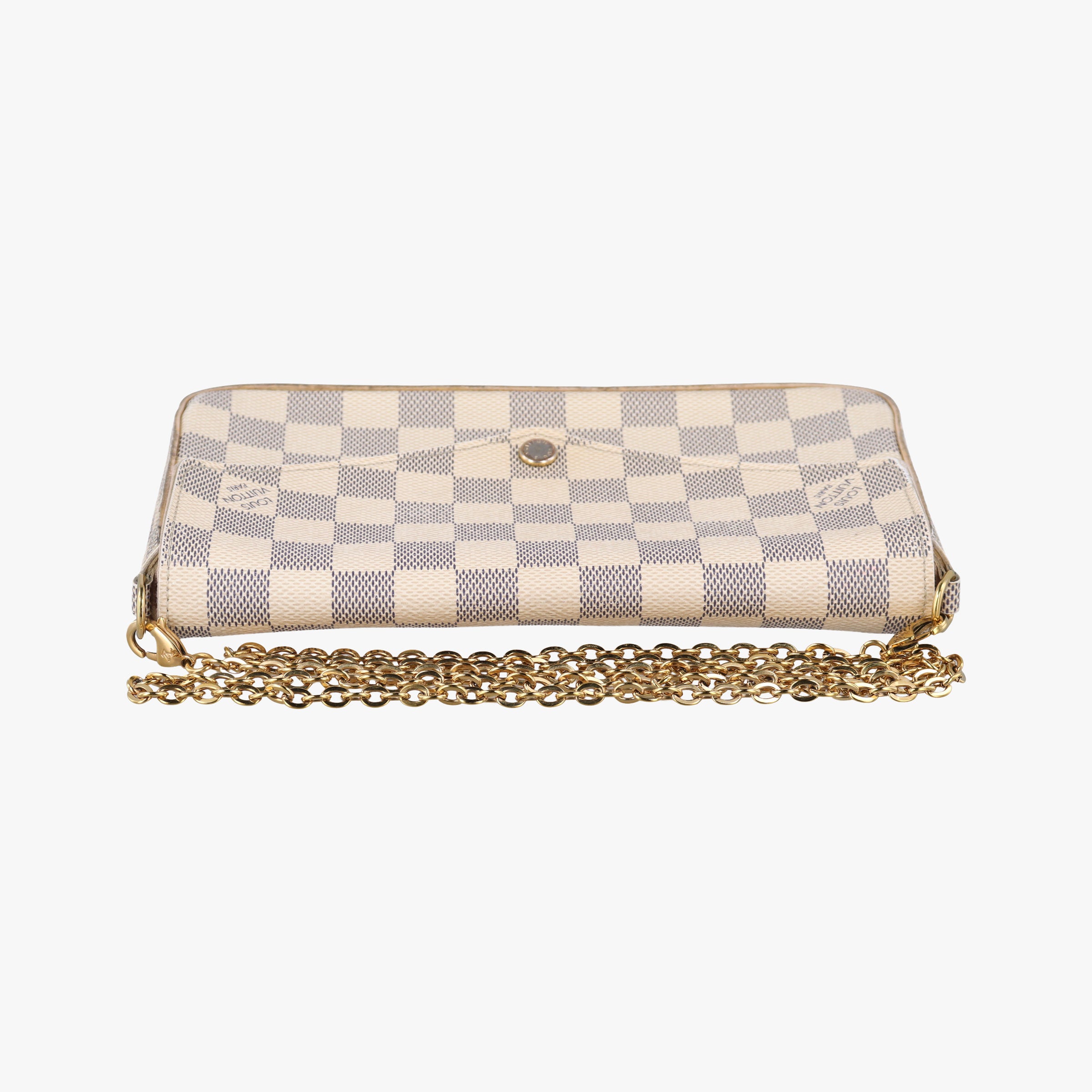 Pochette Felicie Azur Damier Canvas N63106 MI4197ポシェットフェリシー アズール ダミエキャンバス N63106 MI4197