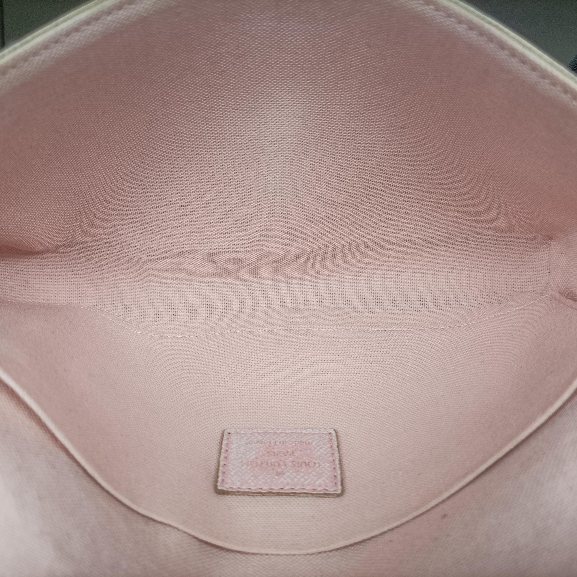 Pochette Felicie Azur Damier Canvas N63106 MI4197ポシェットフェリシー アズール ダミエキャンバス N63106 MI4197