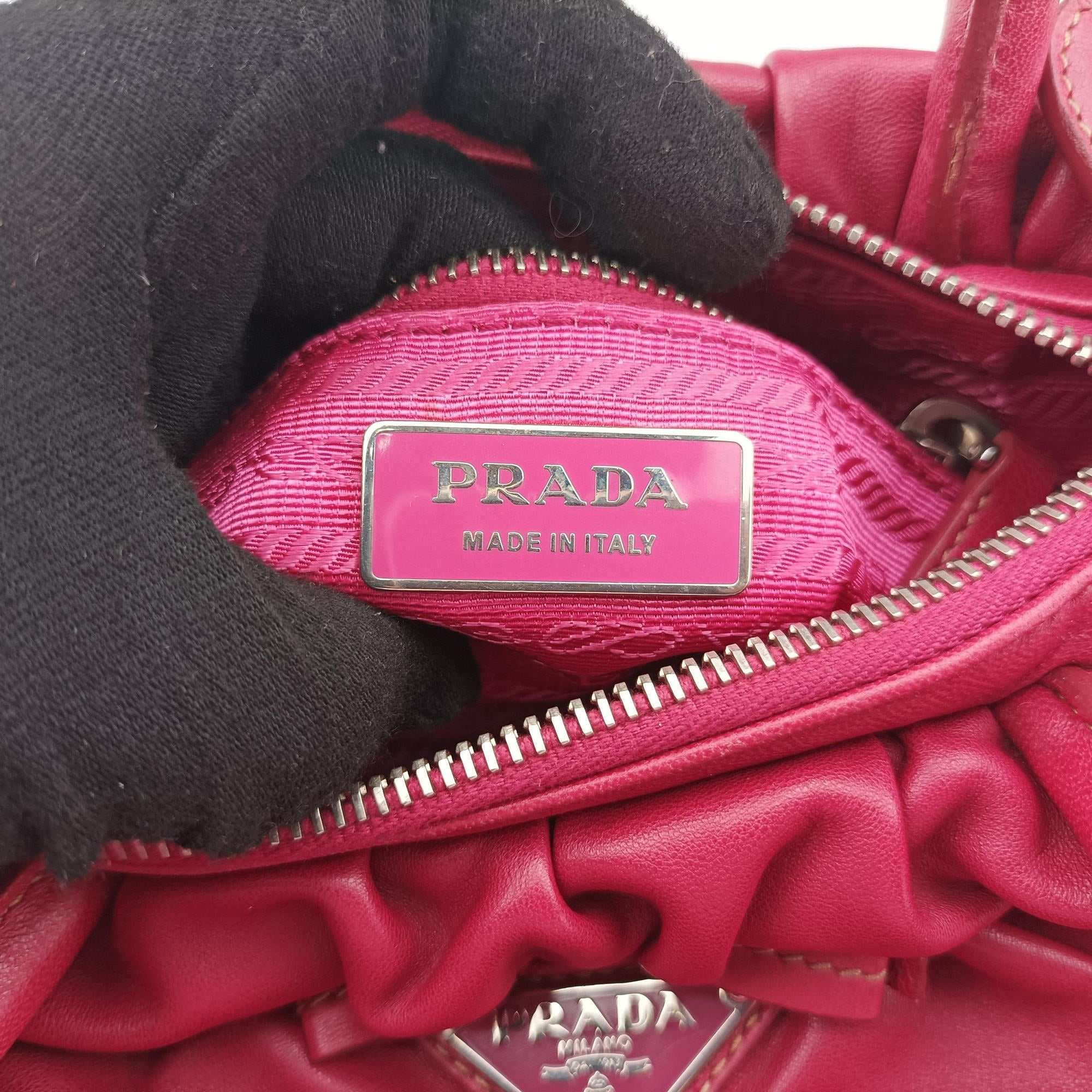 ribbon gather Red Leather BN1631 31/8リボンギャザー レッド レザー BN1631 31/8