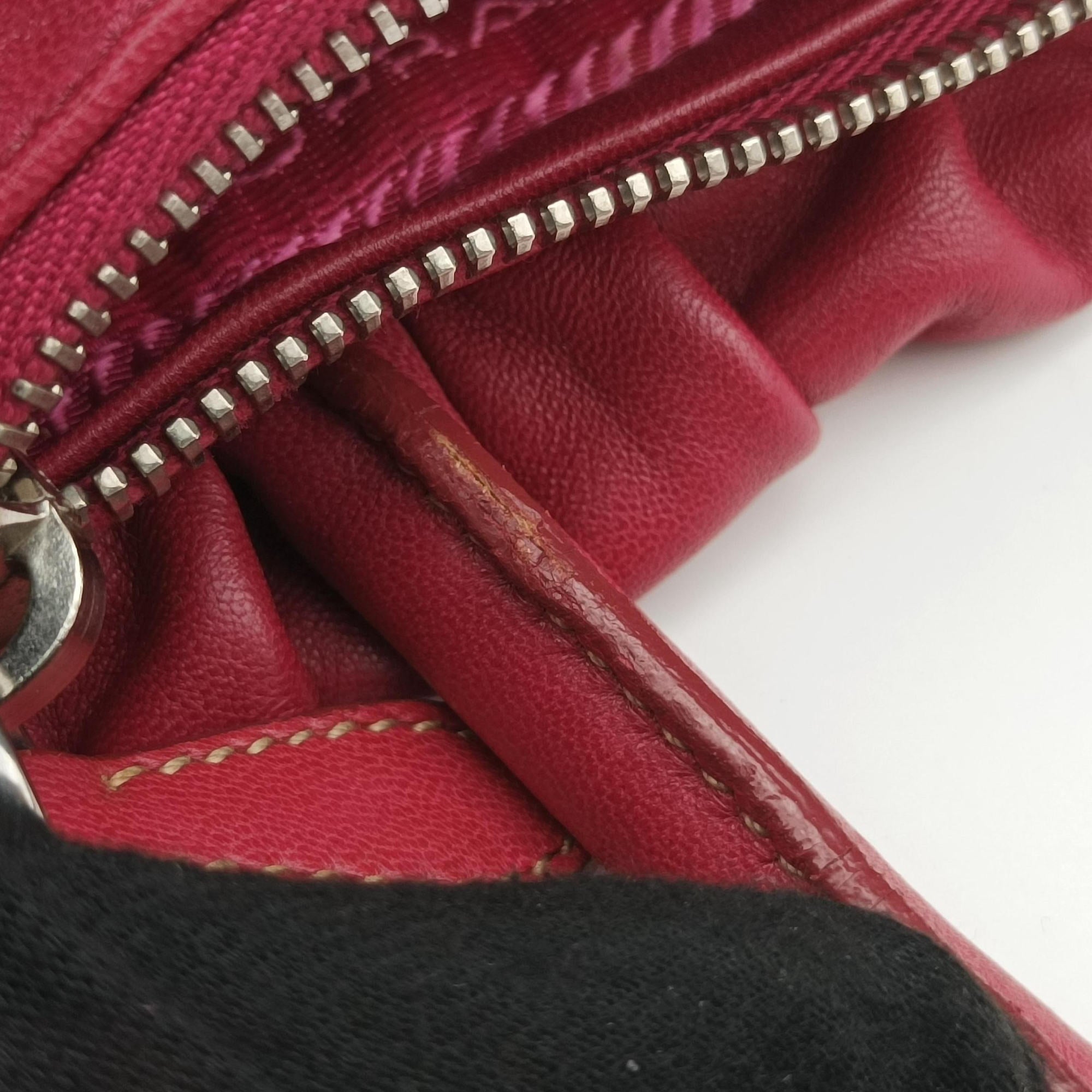 ribbon gather Red Leather BN1631 31/8リボンギャザー レッド レザー BN1631 31/8