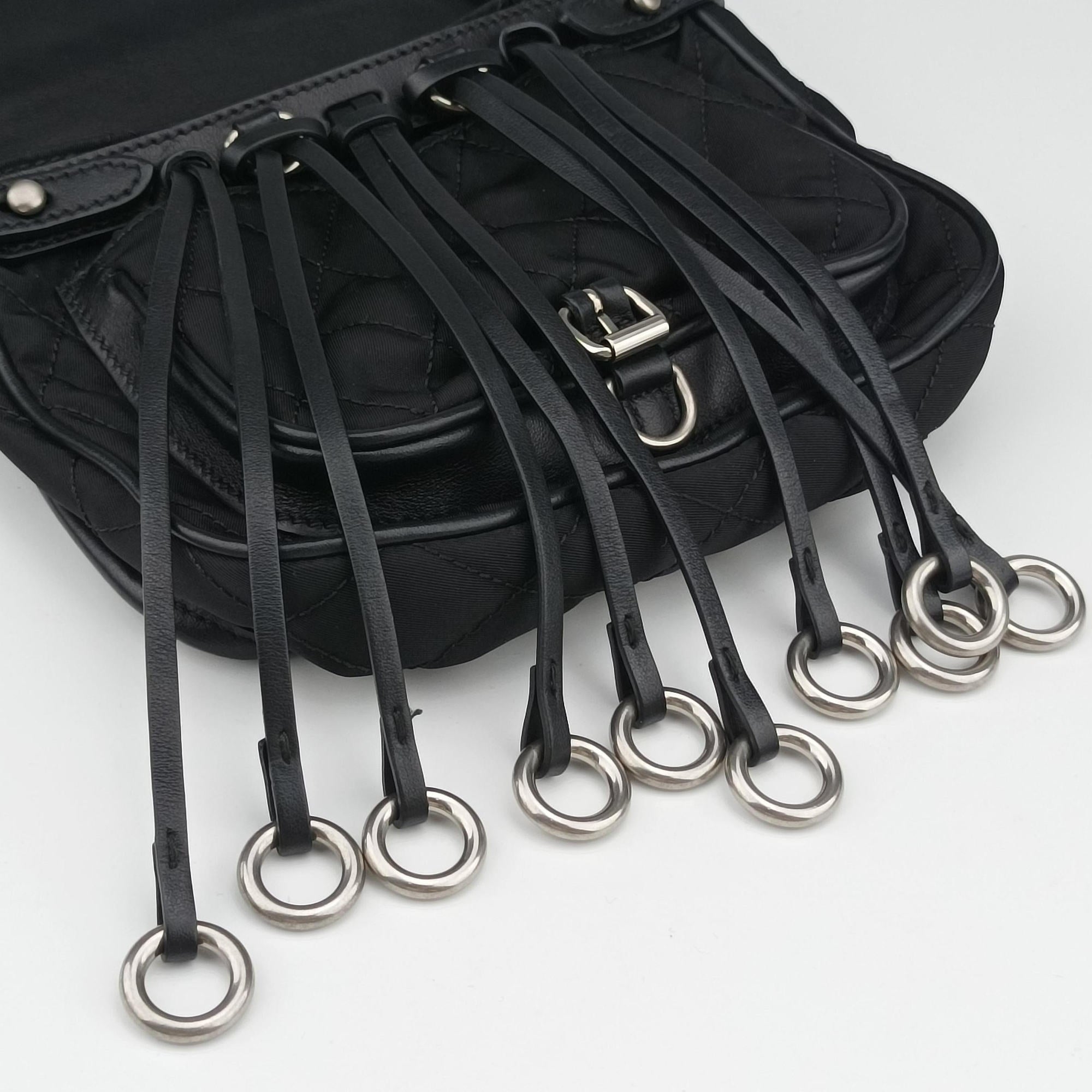 Corsaire Black Leather x nylon 180/Rコルセア ブラック レザー x ナイロン 180/R