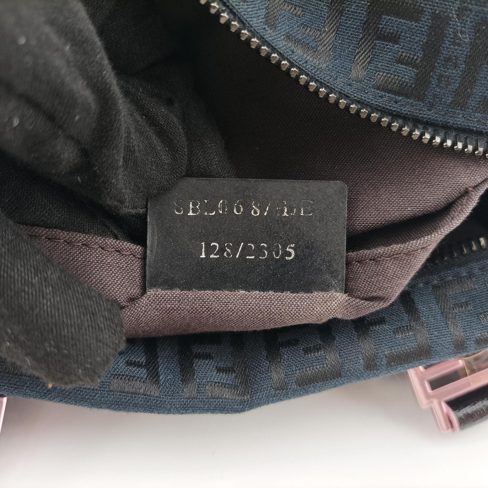 Forever Bauletto Zucchino Black×pink canvas×leather 8BL068 8BL068/HJE 128/2305フォーエバー バウレット ズッキーノ ブラック×ピンク キャンバス×レザー 8BL068 8BL068/HJE 128/2305