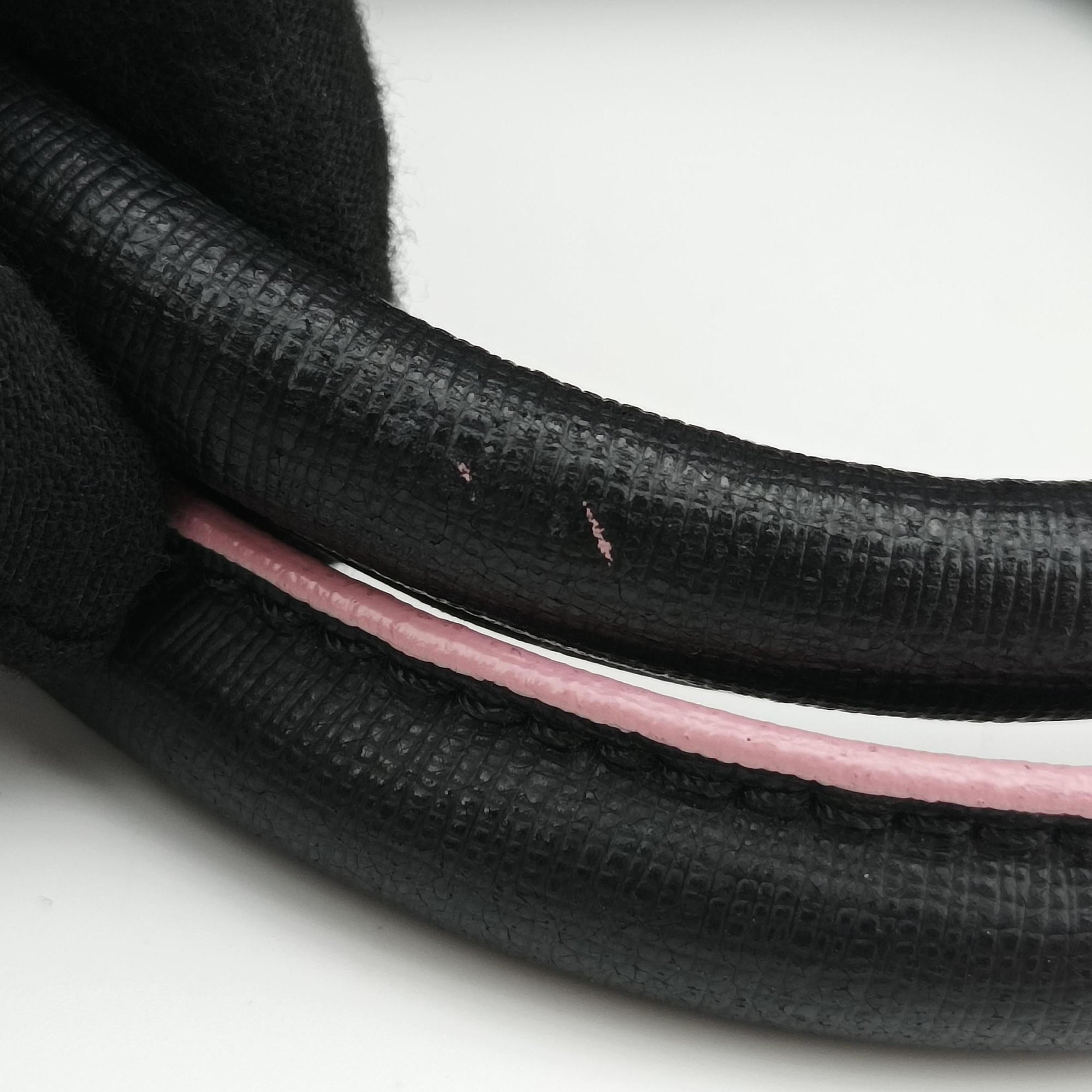 Forever Bauletto Zucchino Black×pink canvas×leather 8BL068 8BL068/HJE 128/2305フォーエバー バウレット ズッキーノ ブラック×ピンク キャンバス×レザー 8BL068 8BL068/HJE 128/2305