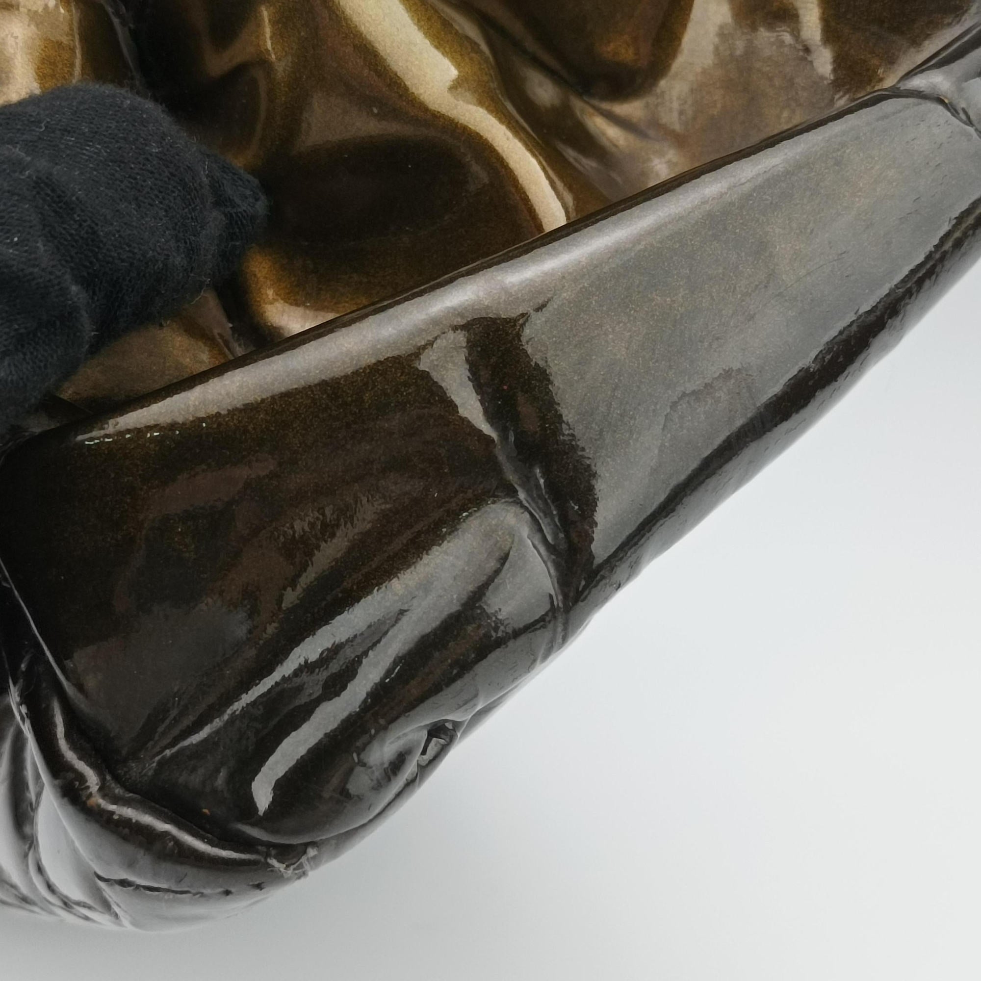 Mademoiselle Bowling Golden×Multicolour Patent A49854 15057639マドモアゼル ボーリング ゴールド×マルチカラー パテント A49854 15057639