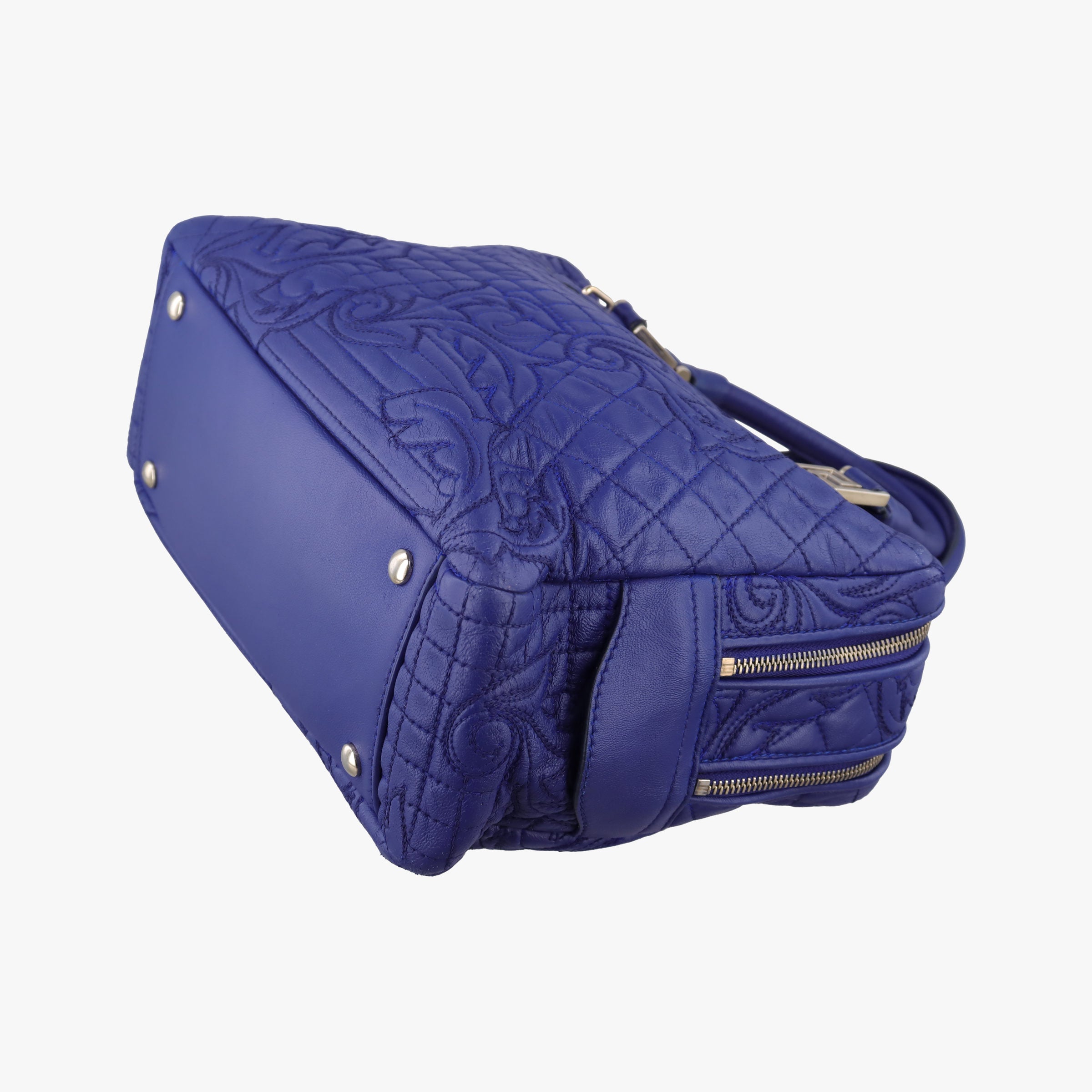 Medusa Demetra Vanitas Satchel Blue Leather メデューサ デメテル バニティ サッチェル ブルー レザー
