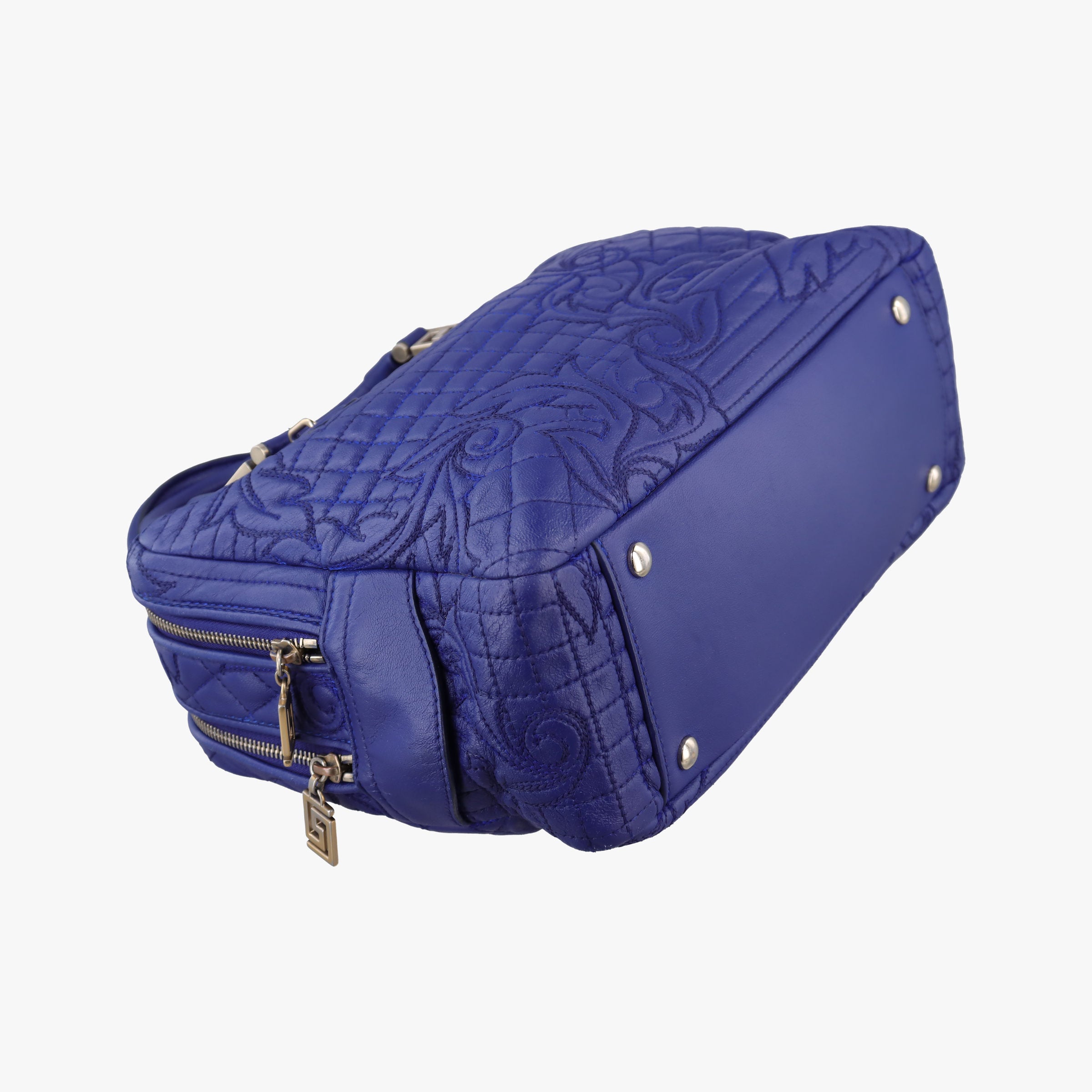 Medusa Demetra Vanitas Satchel Blue Leather メデューサ デメテル バニティ サッチェル ブルー レザー
