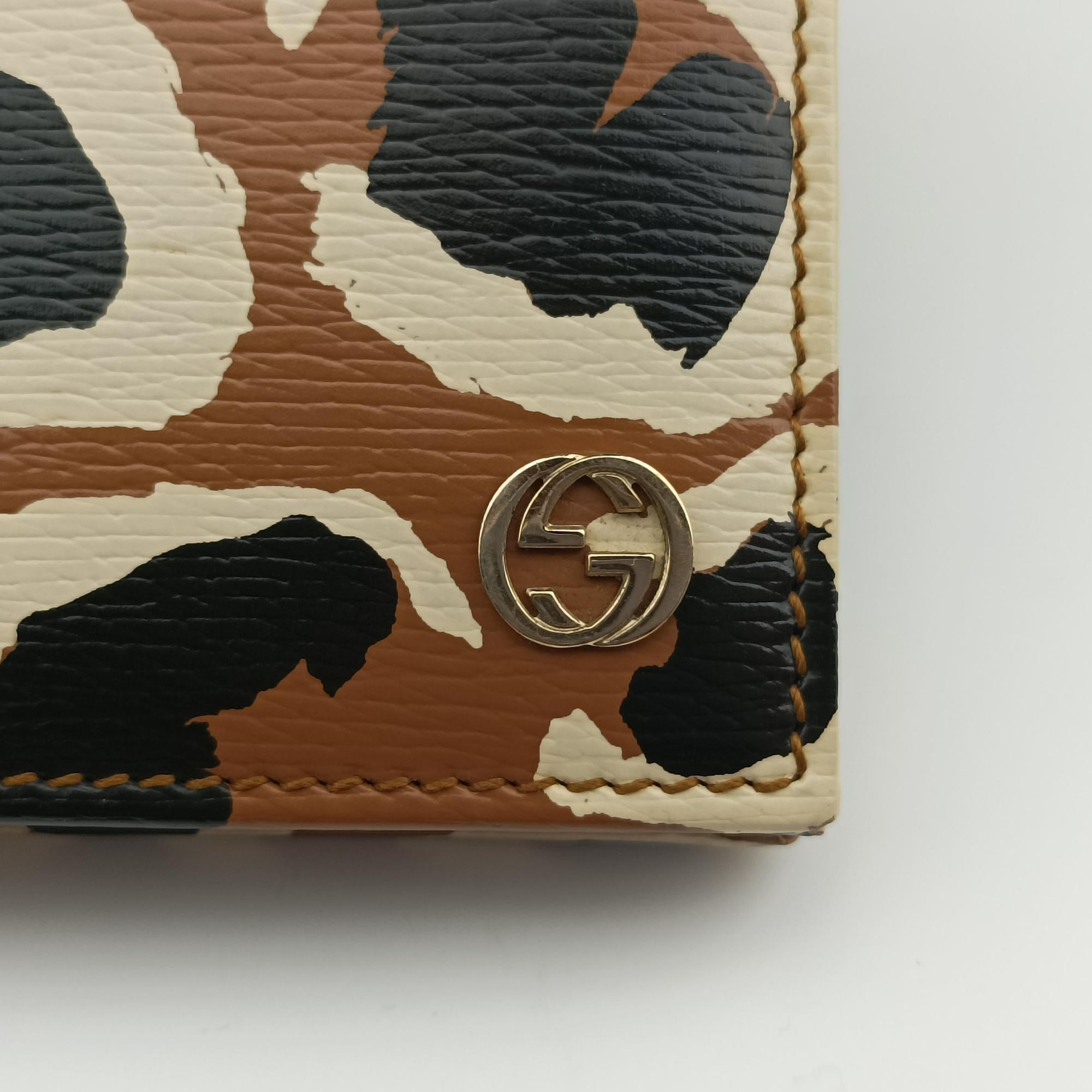 GG Betty Leopard Print beige×Multicolour Leather 354697 GGベティ レオパードプリント ベージュ×マルチカラー レザー 354697