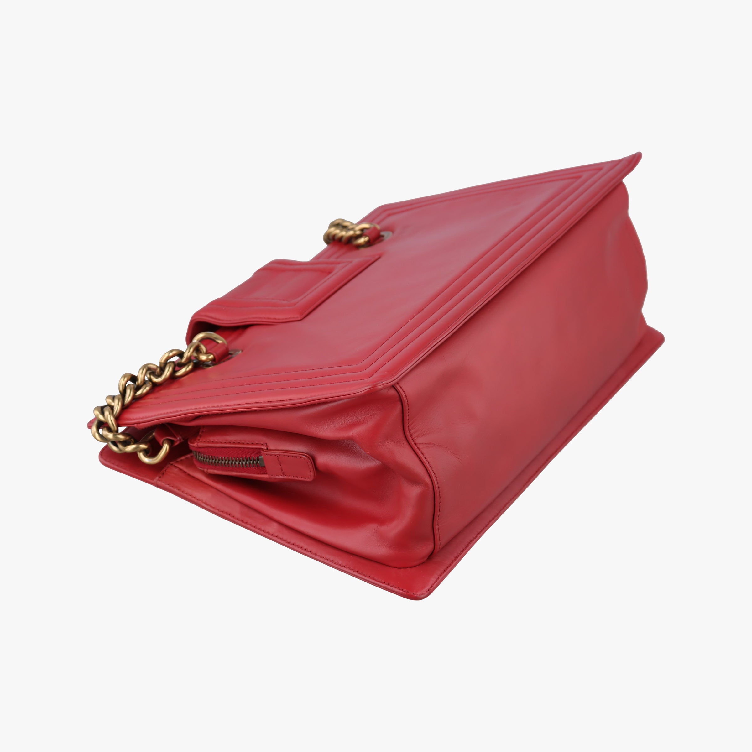Jetsetter Boy Shopping Tote Red Leather A66708 15635588ジェットセッター ボーイ ショッピング トート レッド レザー A66708 15635588