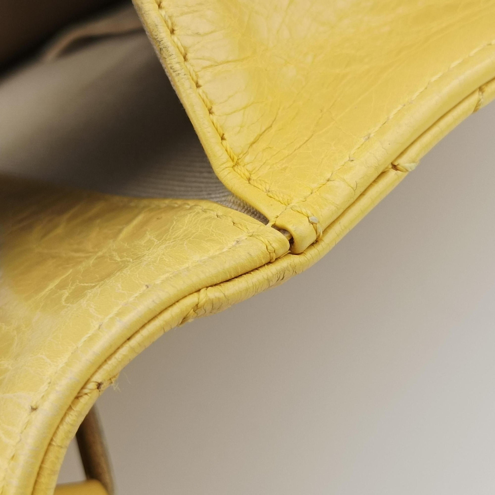 2.55 Rita Matelasse Yellow Leather A66816 157574522.55 リタ マトラッセ イエロー レザー A66816 15757452