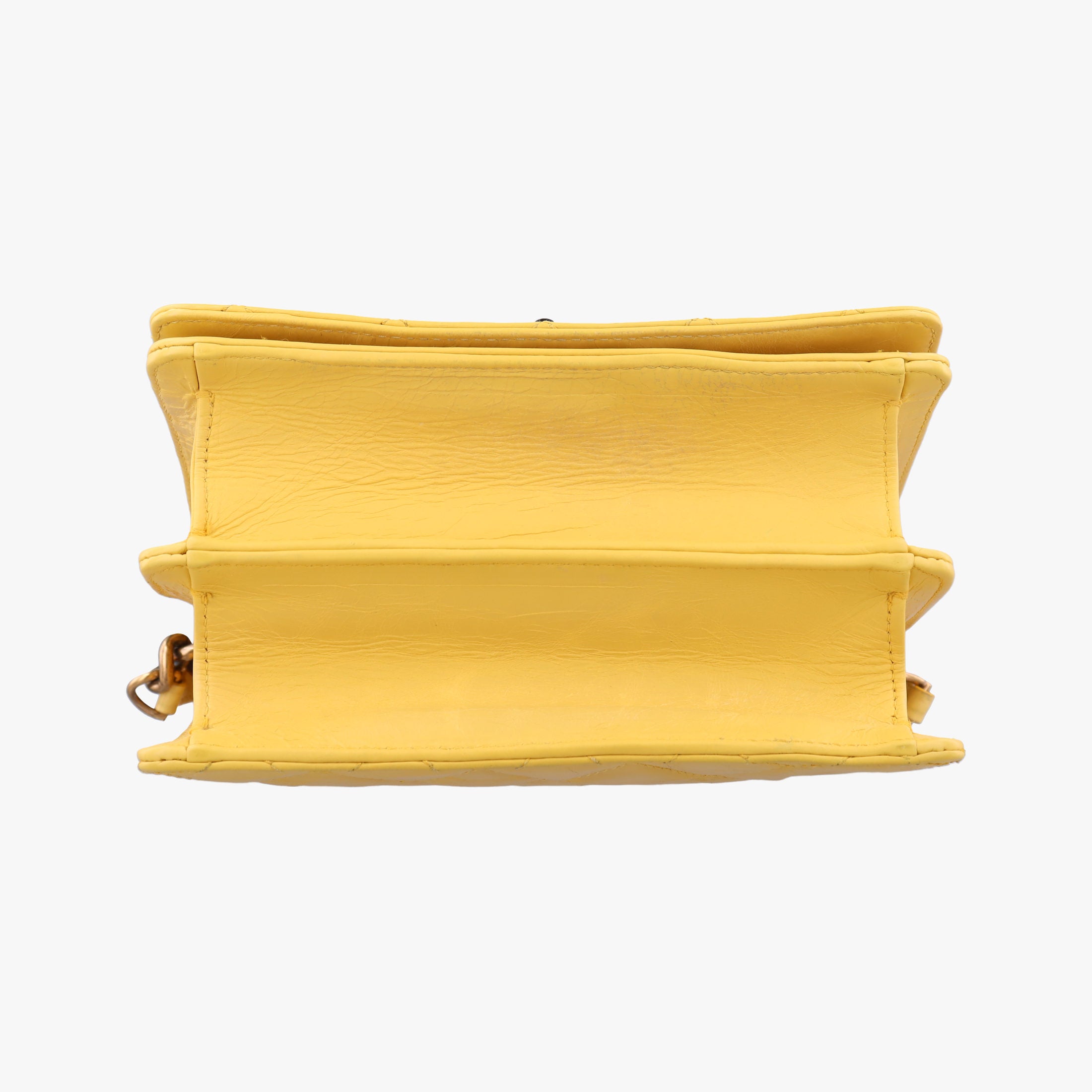2.55 Rita Matelasse Yellow Leather A66816 157574522.55 リタ マトラッセ イエロー レザー A66816 15757452
