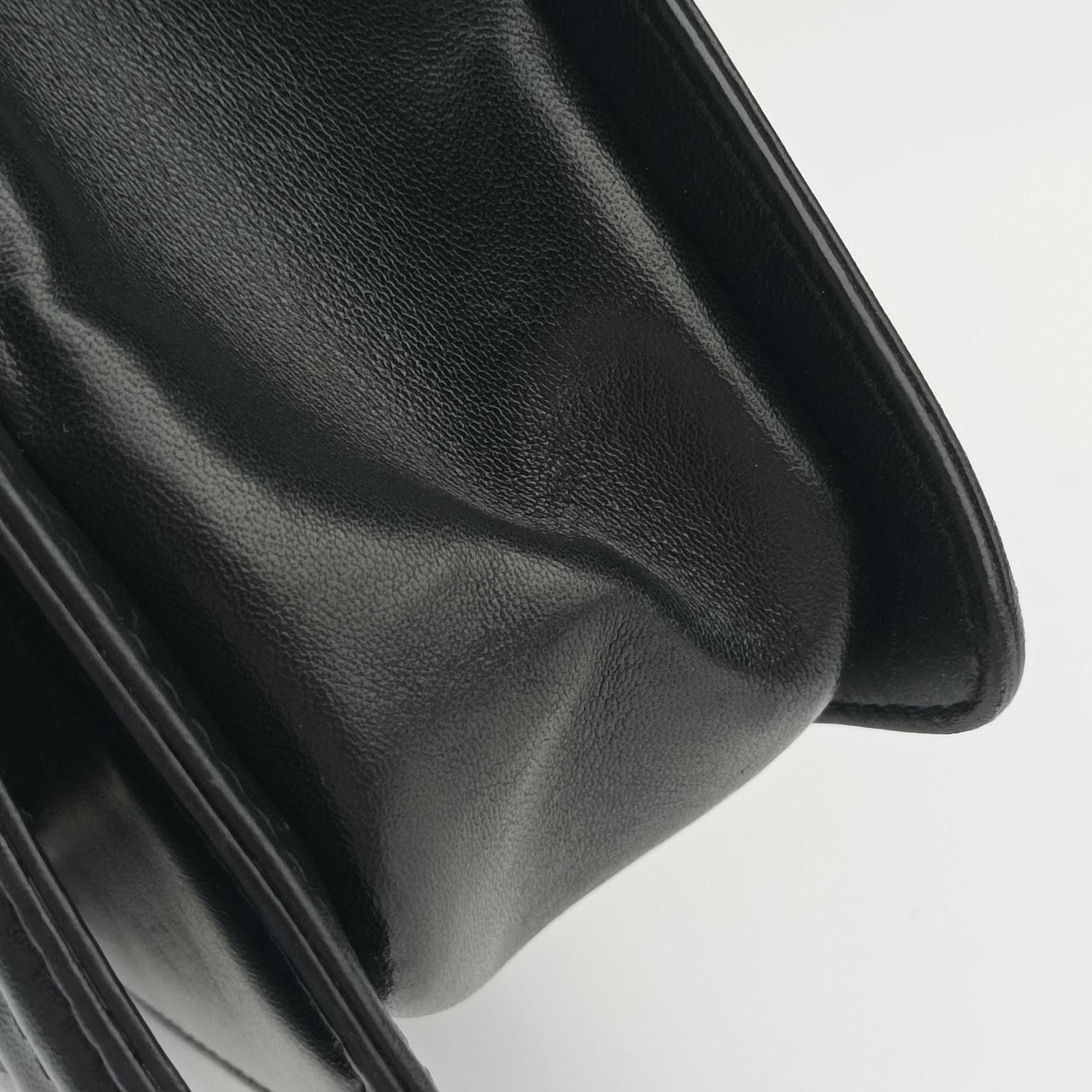 BOY CHANEL Black lambskin A67086 21635186ボーイシャネル ブラック ラムスキン A67086 21635186