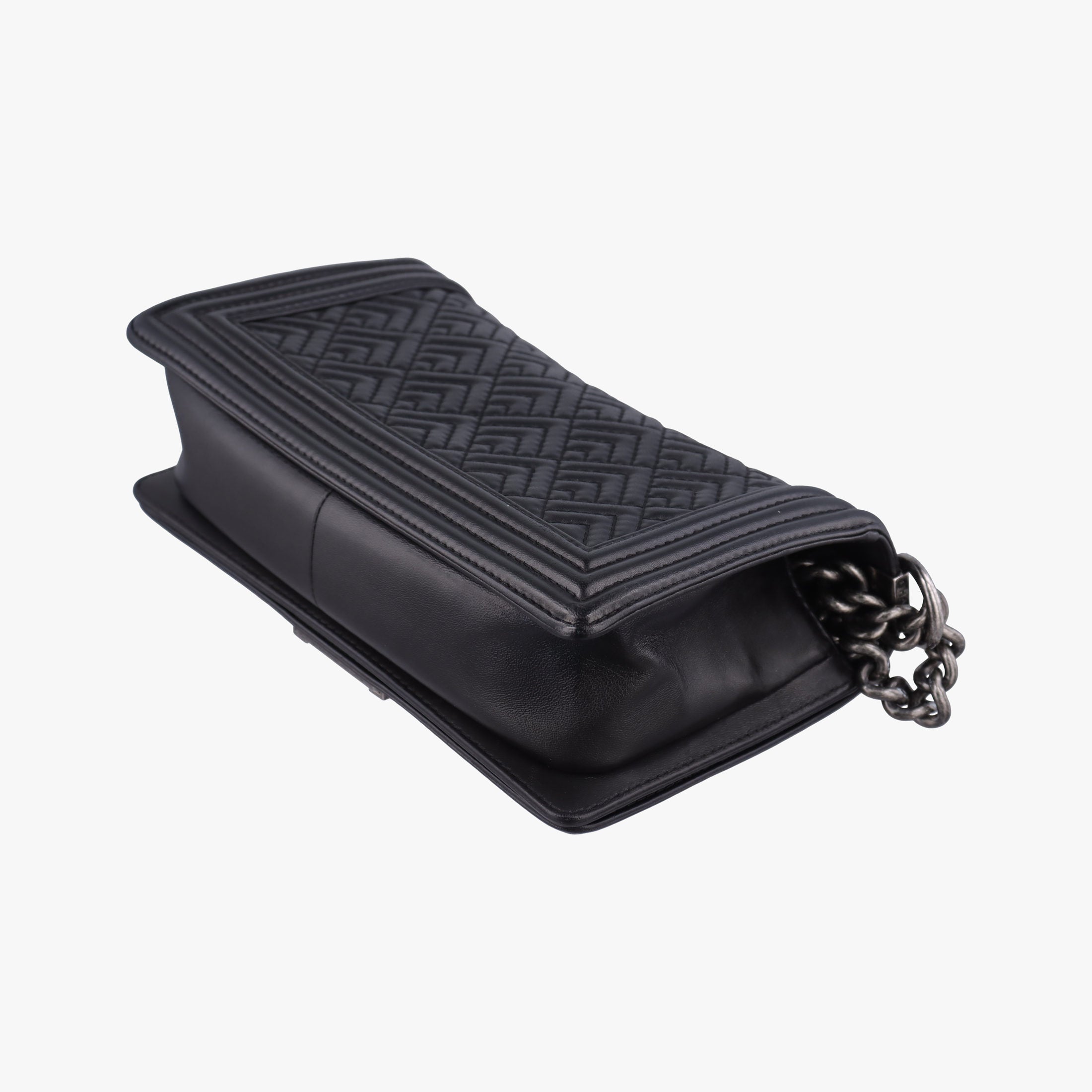 BOY CHANEL Black lambskin A67086 21635186ボーイシャネル ブラック ラムスキン A67086 21635186