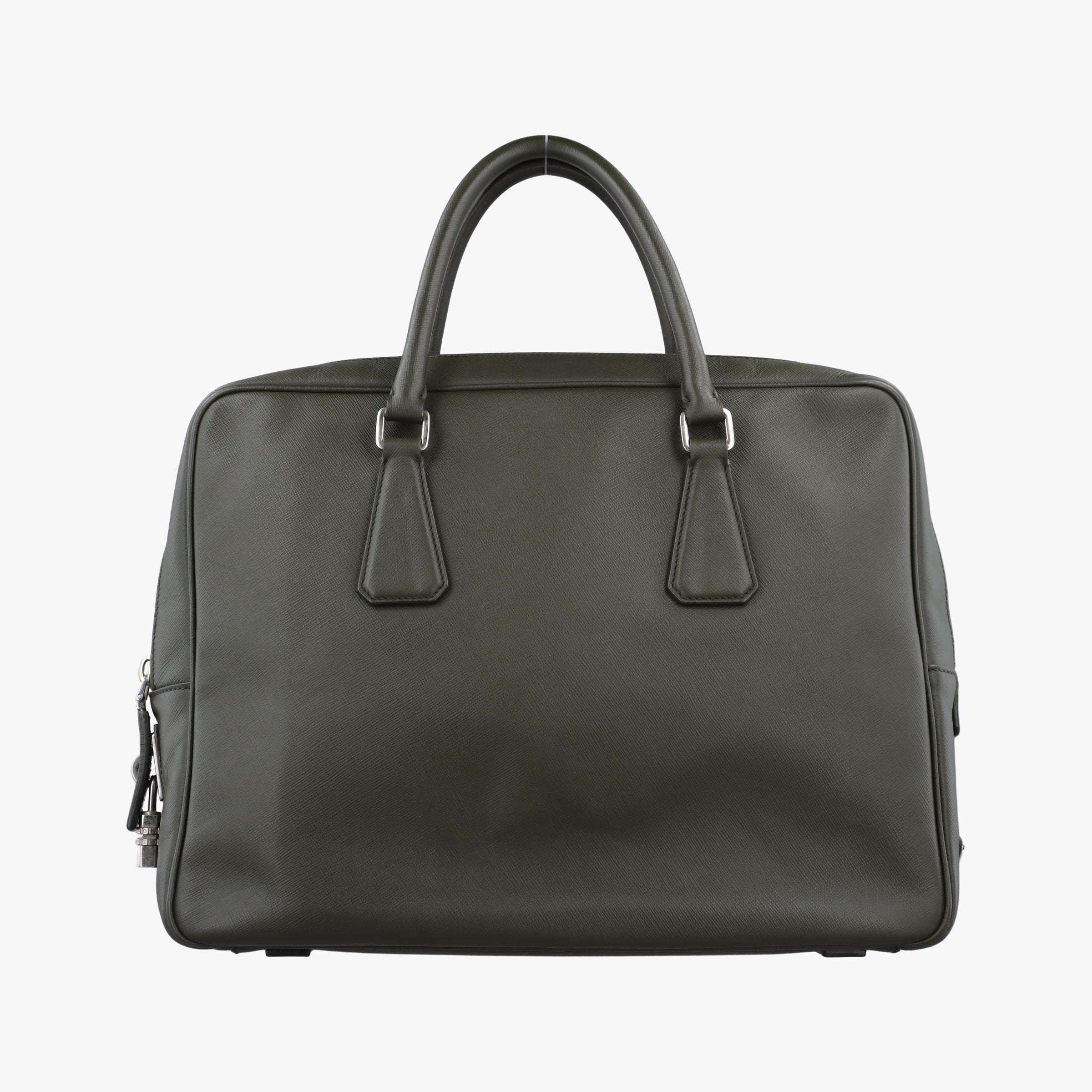 business bag briefcase Green SAFFIANO Leather 2VE363 31/Lビジネスバッグ ブリーフケース グリーン サフィアーノレザー 2VE363 31/L