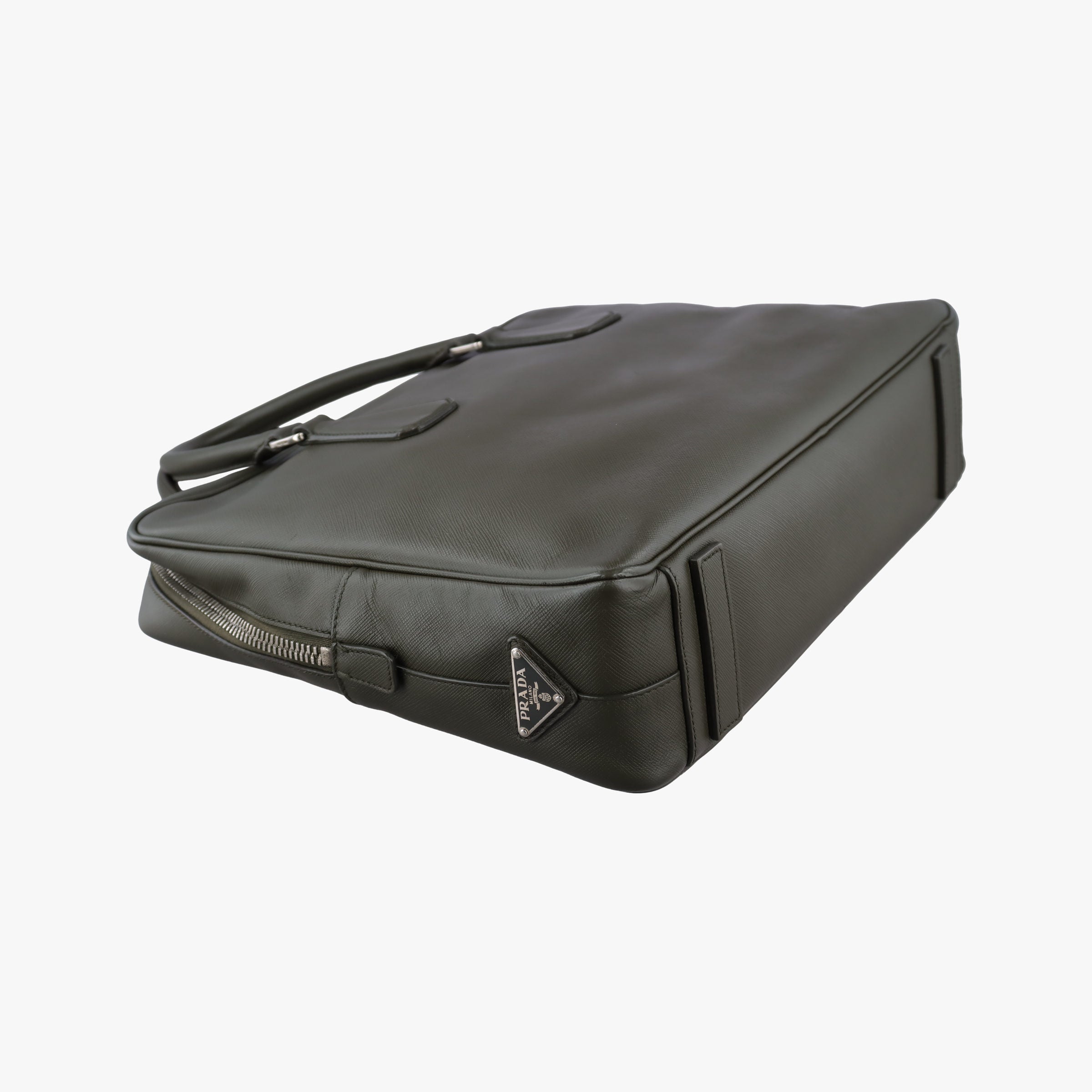 business bag briefcase Green SAFFIANO Leather 2VE363 31/Lビジネスバッグ ブリーフケース グリーン サフィアーノレザー 2VE363 31/L