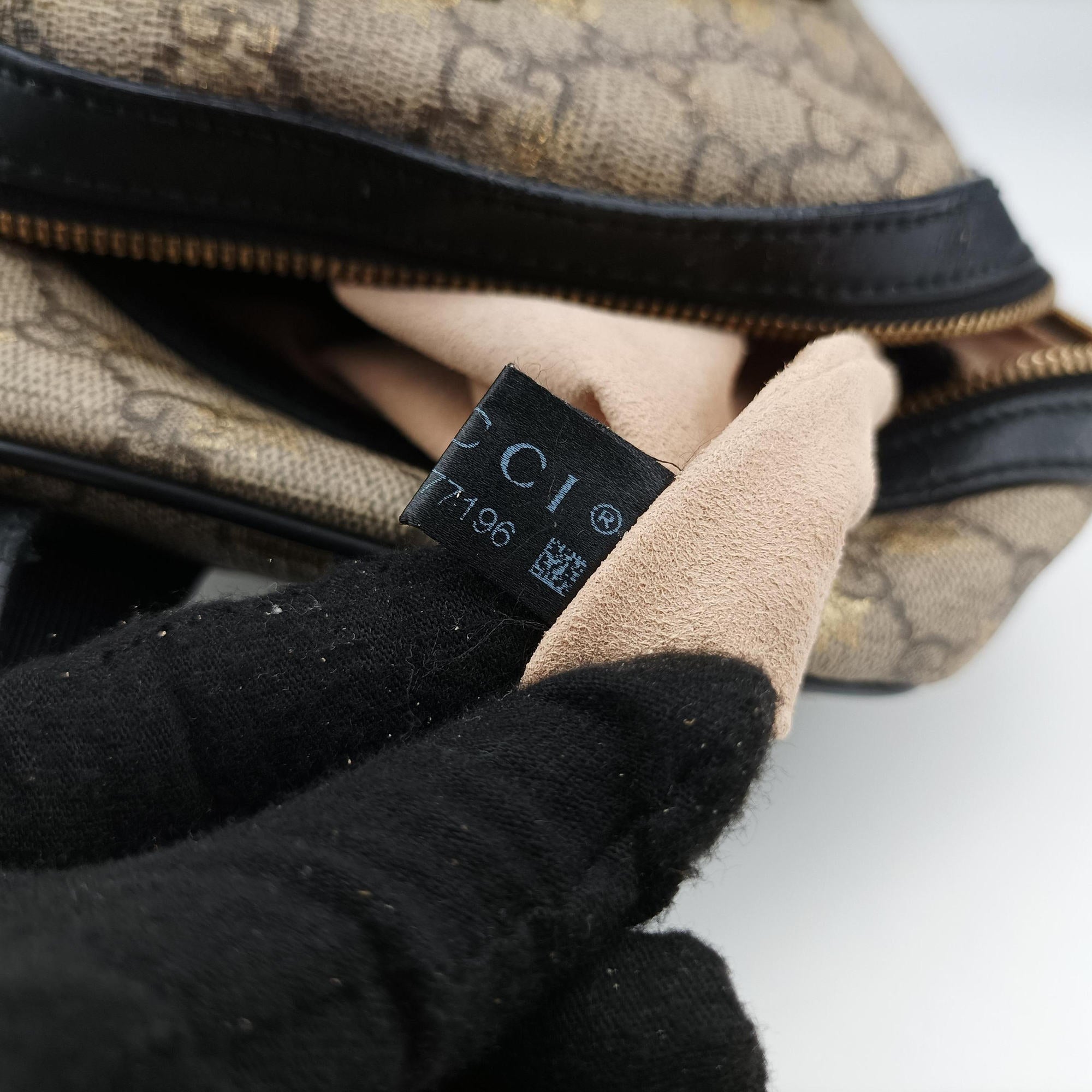 GG Supreme Tian Brown PVC coated canvas 427042 D025277196GGスプリームティアン ブラウン PVCコーティングキャンバス 427042 D025277196