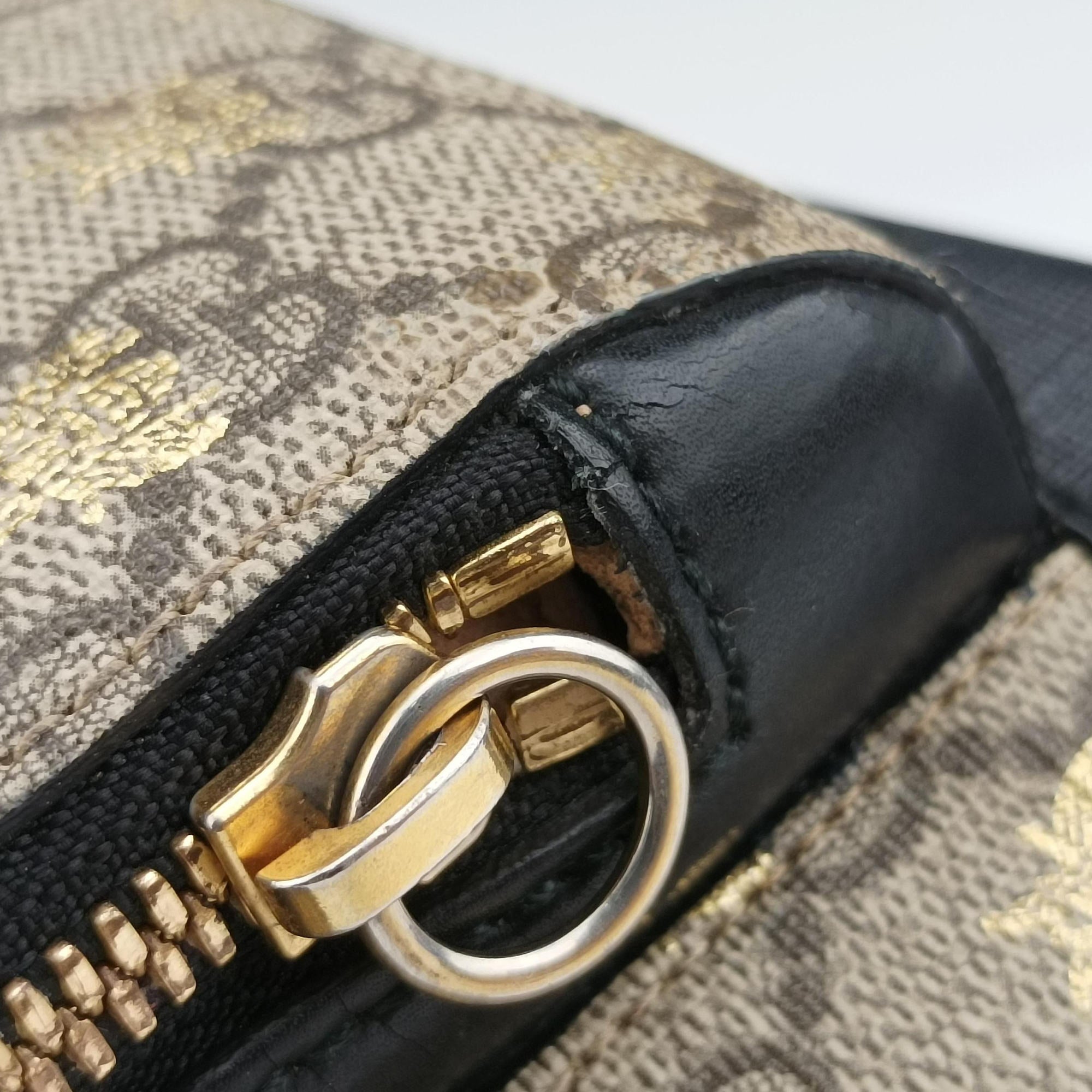 GG Supreme Tian Brown PVC coated canvas 427042 D025277196GGスプリームティアン ブラウン PVCコーティングキャンバス 427042 D025277196