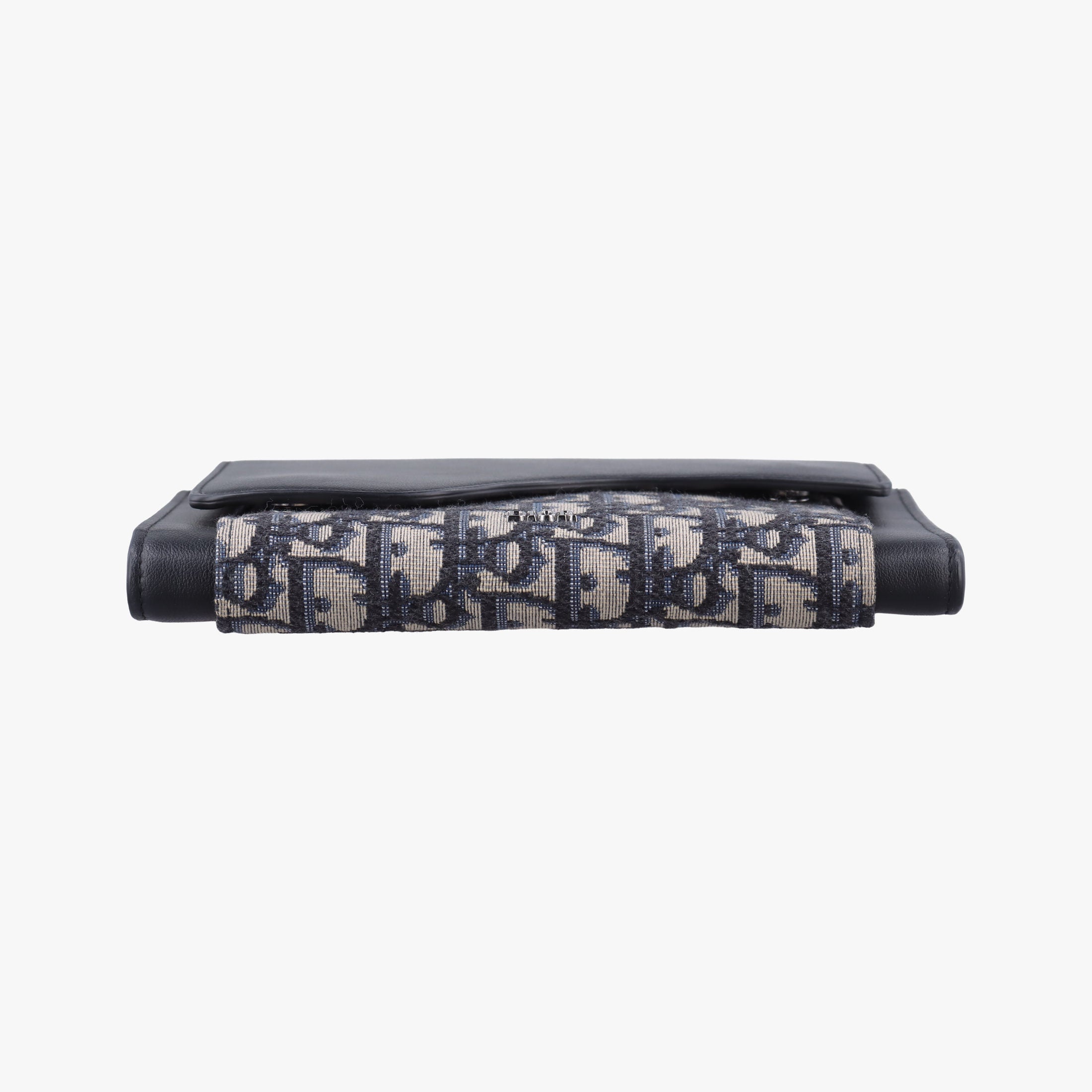 Oblique Saddle Navy×Black Jacquard×Leather 24-BO-0260 24-BO-0270オブリーク サドル ネイビー×ブラック ジャガード×レザー 24-BO-0260 24-BO-0270