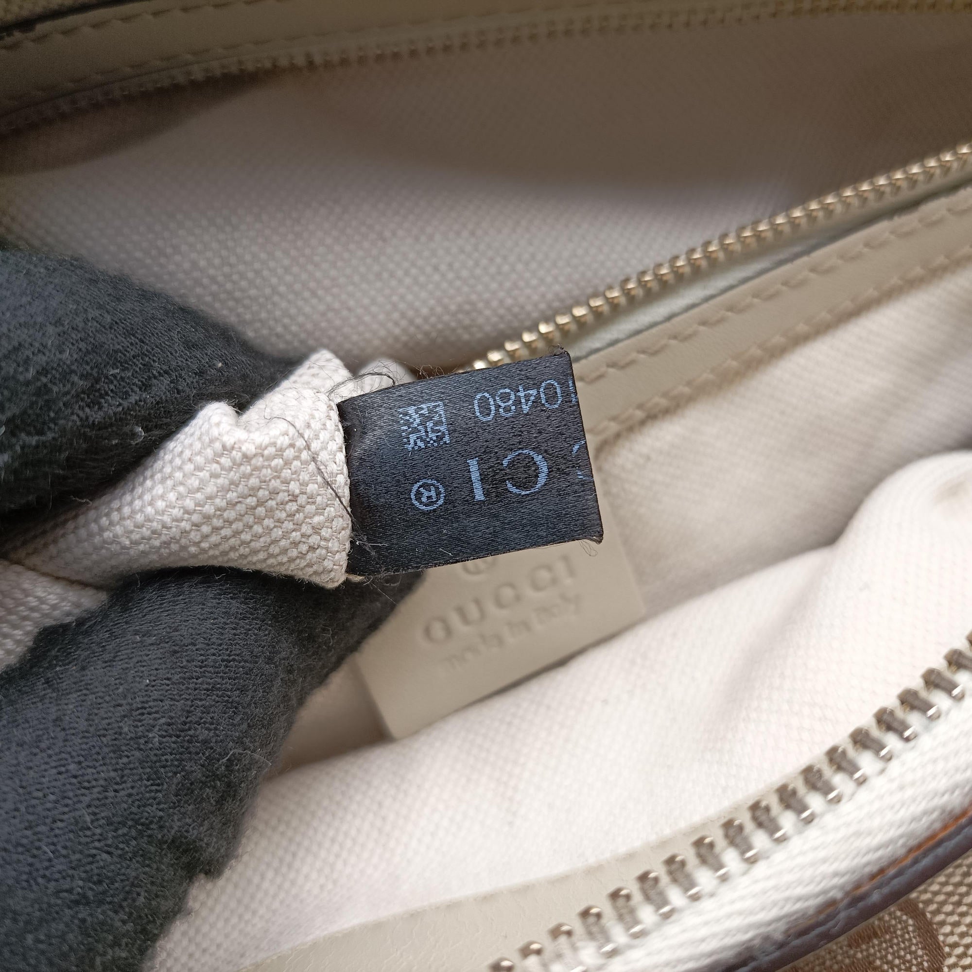 Mayfair Bow Tote Brown x White x Red x Green Canvas × Leather 257349 H010710480メイフェア ボウ トート ブラウン×ホワイト×レッド×グリーン キャンバス×レザー 257349 H010710480
