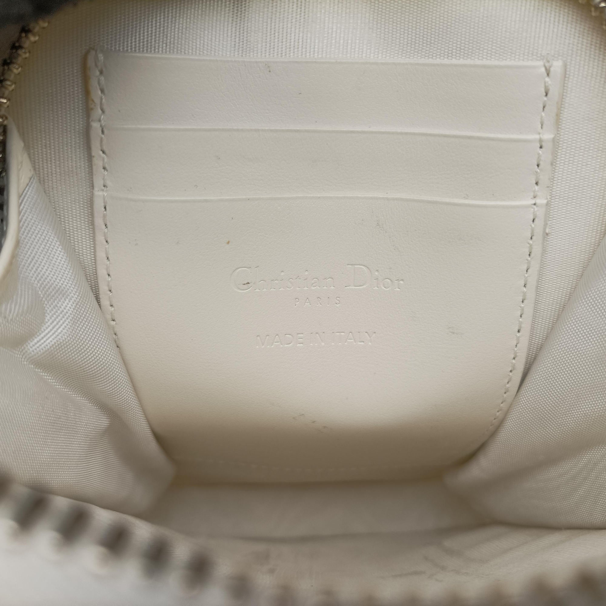 Lady Dior Call'in Dior White Leather 43-MA-0212レディ ディオール コーリンディオール ホワイト レザー 43-MA-0212