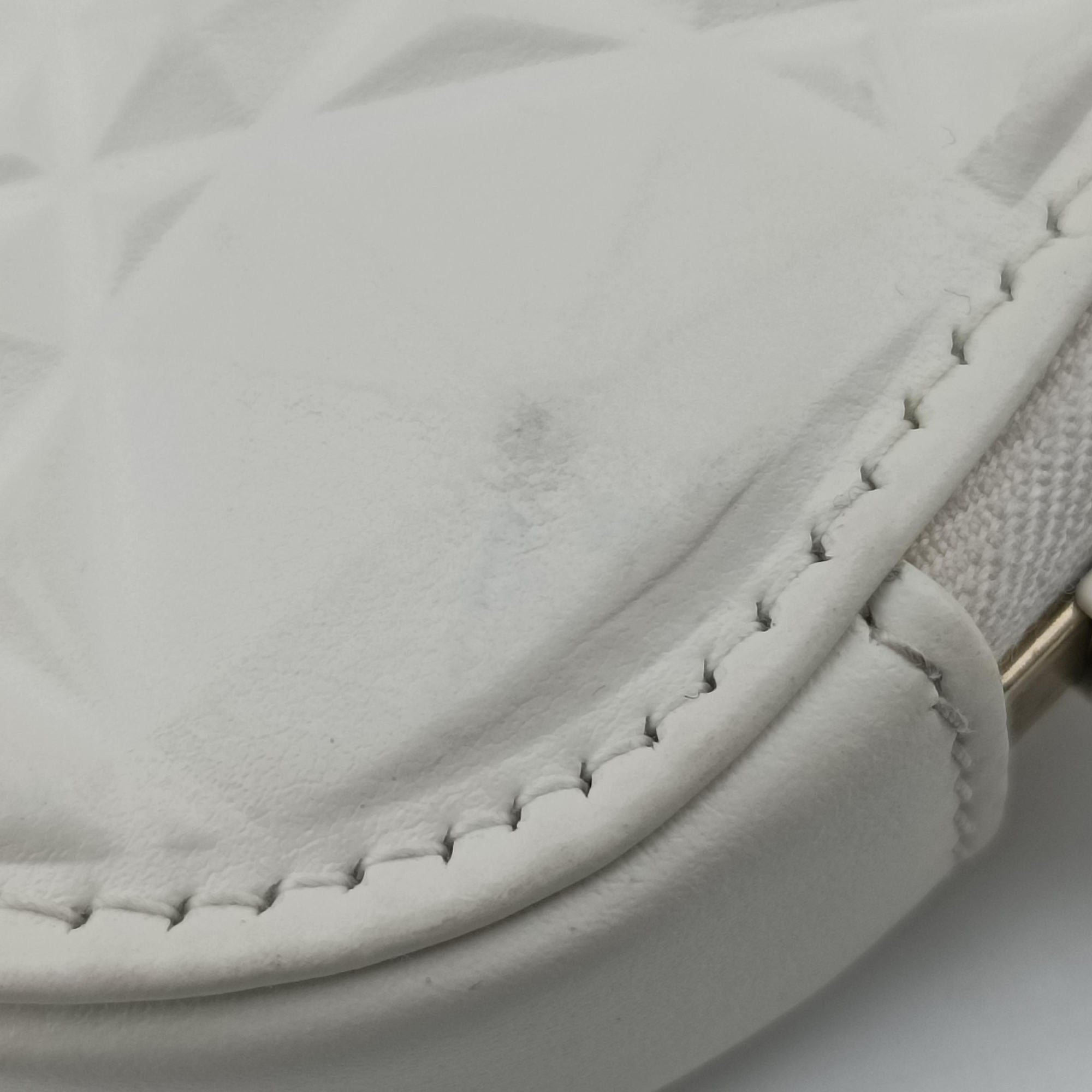 Lady Dior Call'in Dior White Leather 43-MA-0212レディ ディオール コーリンディオール ホワイト レザー 43-MA-0212