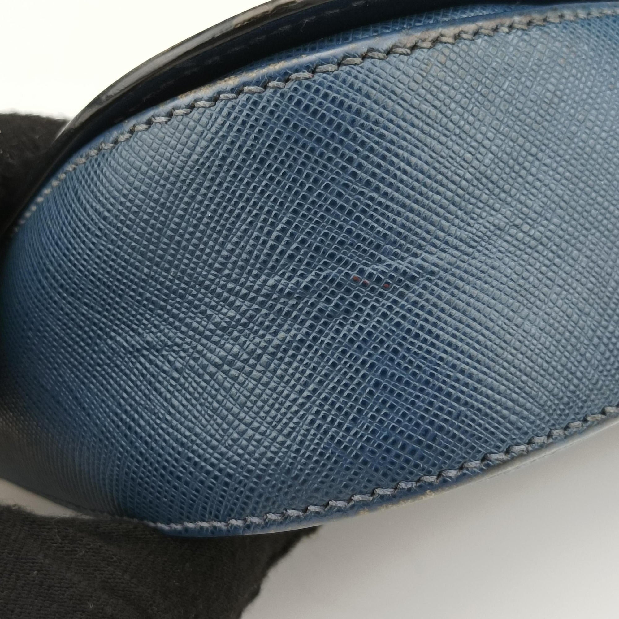 Sidonie Blue SAFFIANO Leather 1BD219 25 Fシドニー ブルー サフィアーノレザー 1BD219 25 F