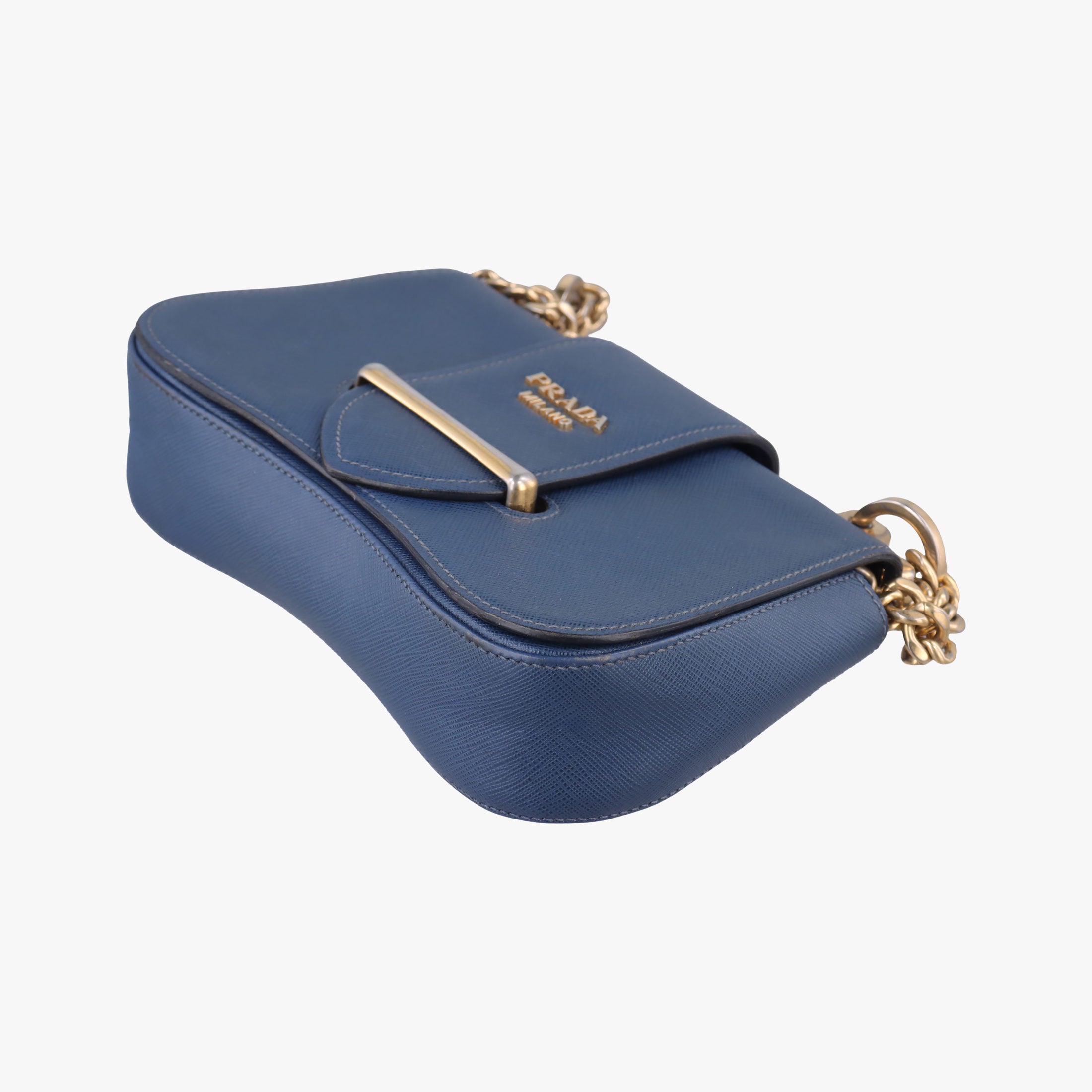 Sidonie Blue SAFFIANO Leather 1BD219 25 Fシドニー ブルー サフィアーノレザー 1BD219 25 F