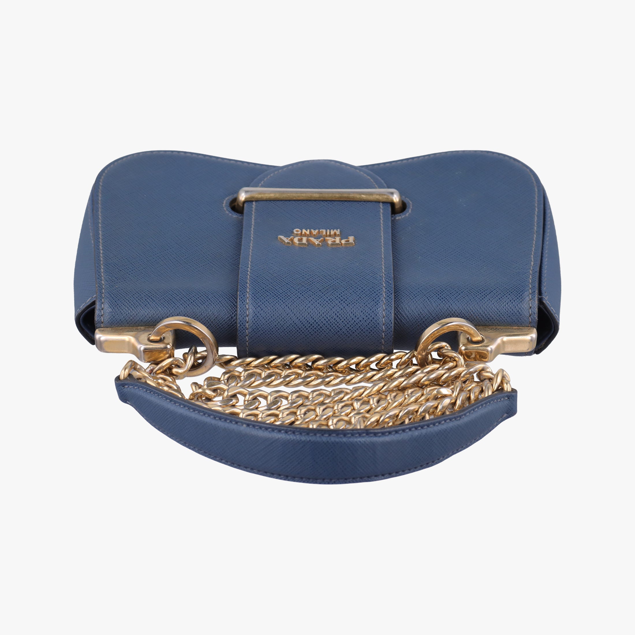 Sidonie Blue SAFFIANO Leather 1BD219 25 Fシドニー ブルー サフィアーノレザー 1BD219 25 F