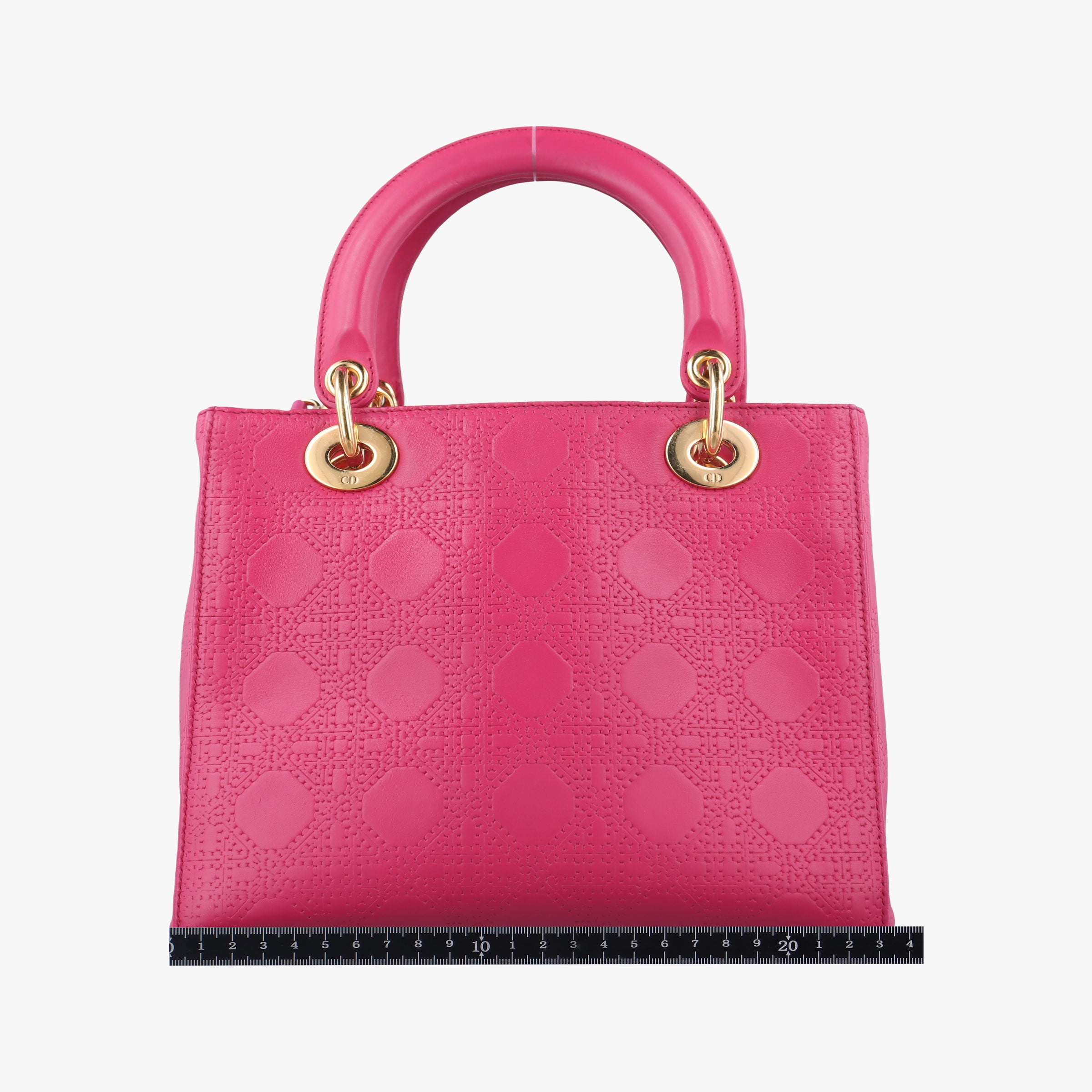Lady Dior Rose leather 05-MA-1017レディディオール ローズ レッド レザー 05-MA-1017
