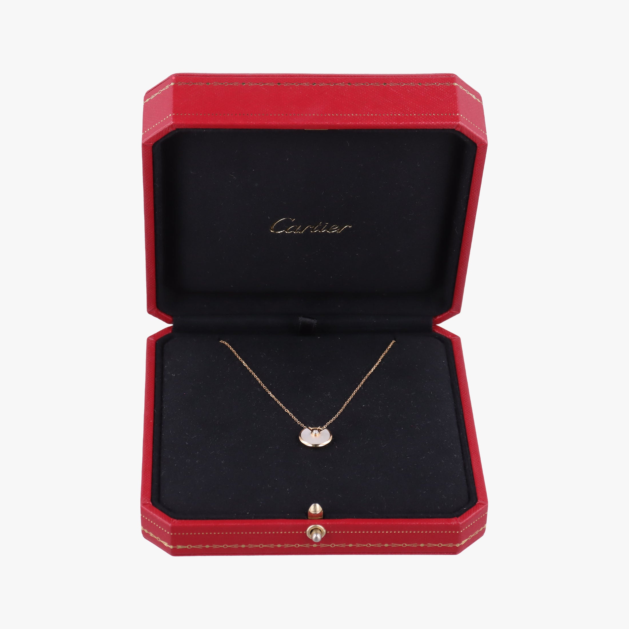 Amulette de Cartier Gold×White AU750 B3047100 KTG470カルティエ アミュレット ゴールド×ホワイト AU750 B3047100 KTG470