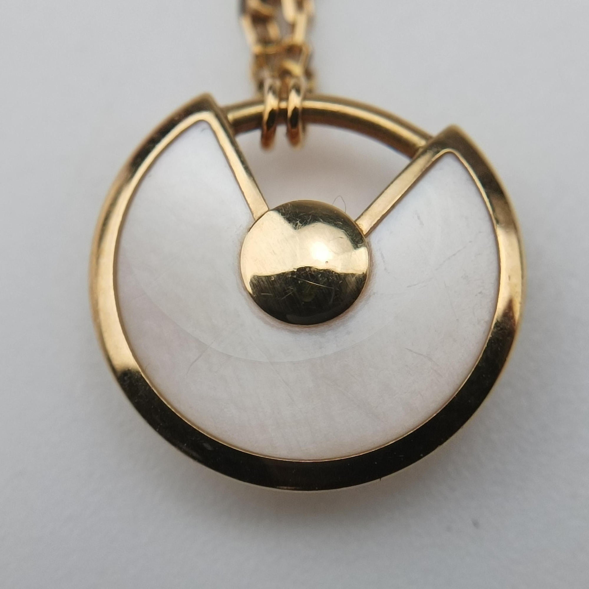 Amulette de Cartier Gold×White AU750 B3047100 KTG470カルティエ アミュレット ゴールド×ホワイト AU750 B3047100 KTG470