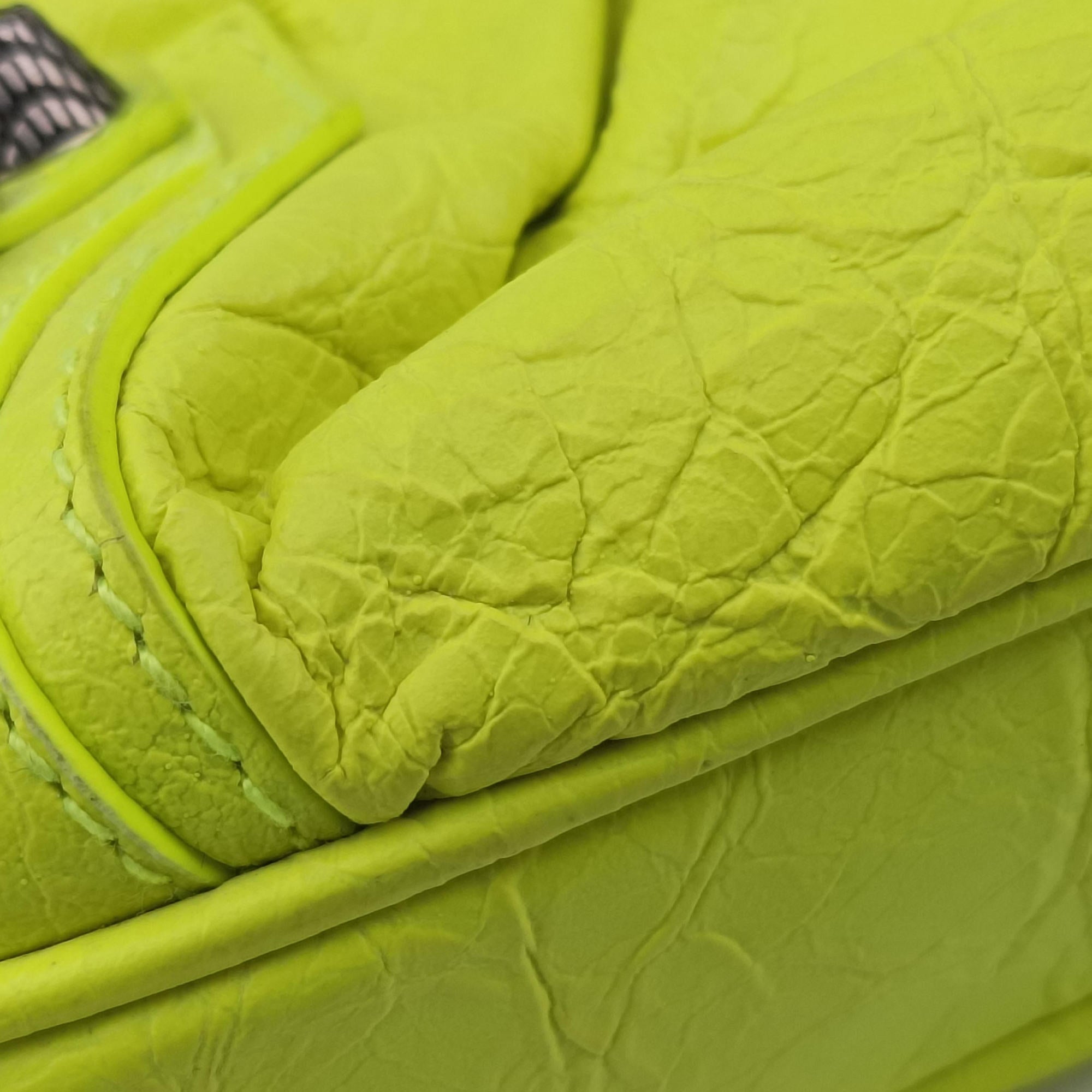 Le Cagole Green lambskin 695814-7206-S-493075ルカゴール グリーン ラムスキン 695814-7206-S-493075