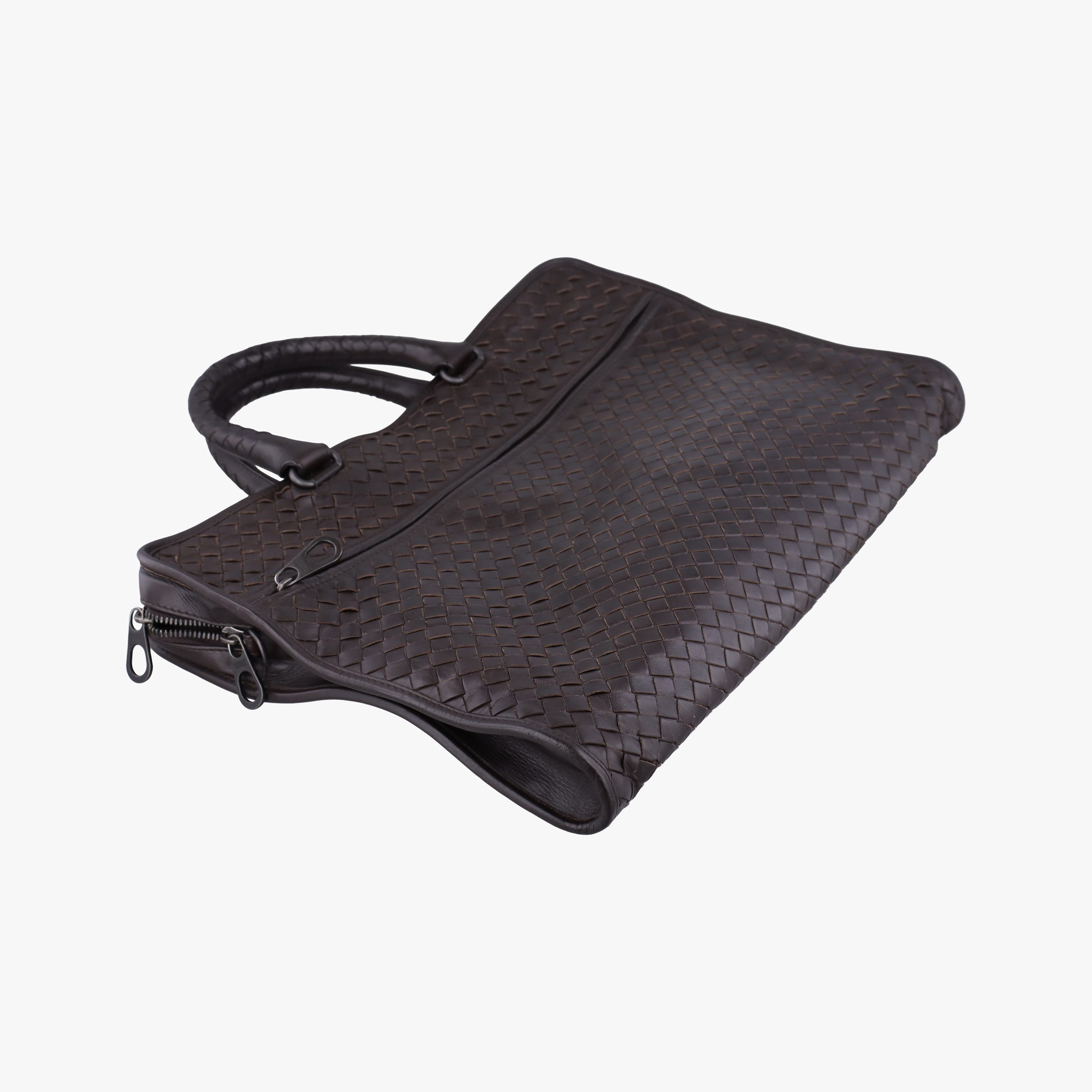 Intrecciato Brown lambskin B02427241Eイントレチャート ブラウン ラムスキン B02427241E