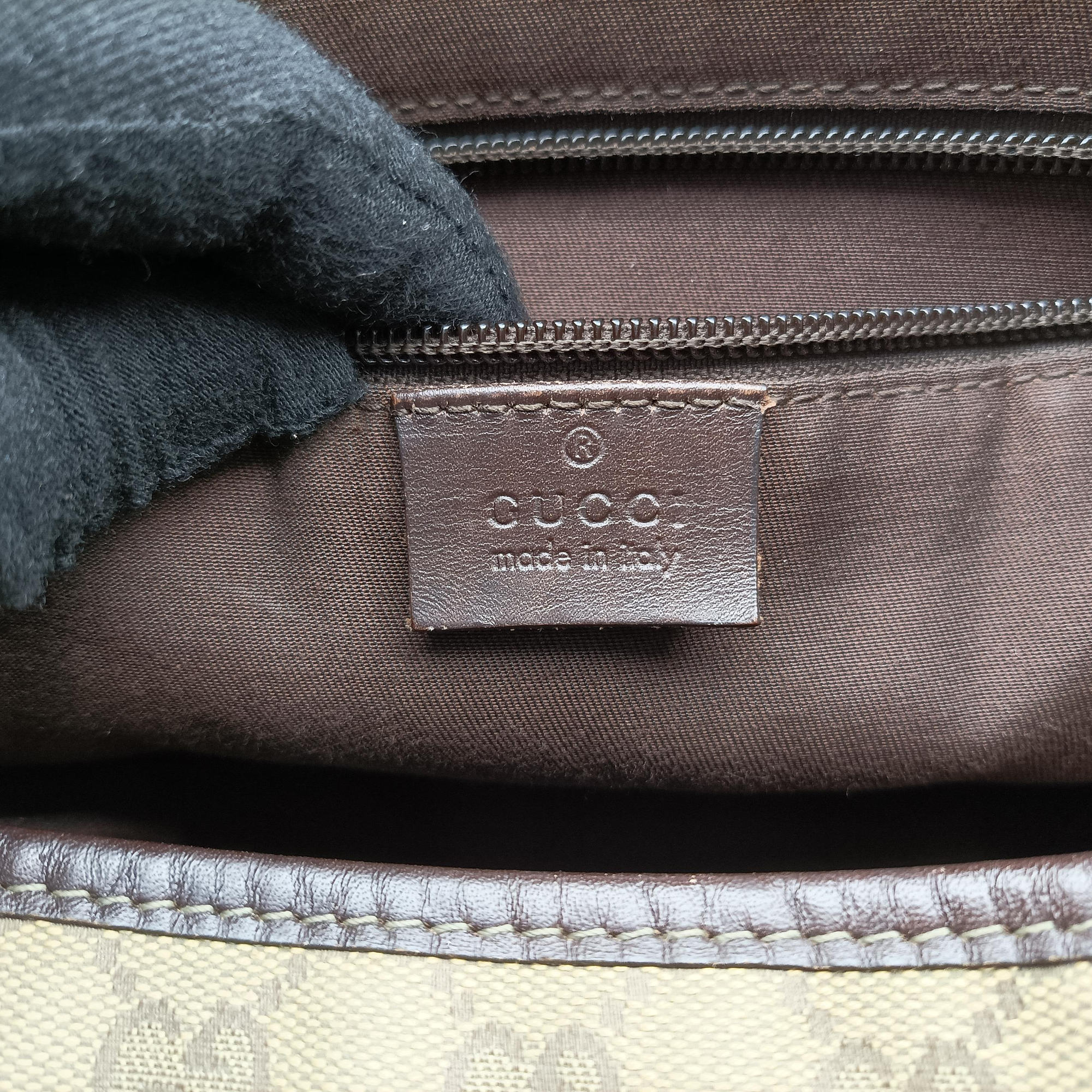 GG Supreme DiaperBag Brown canvas 233052 G8284728GGスプリーム マザーズバッグ ブラウン キャンバス 233052 G8284728