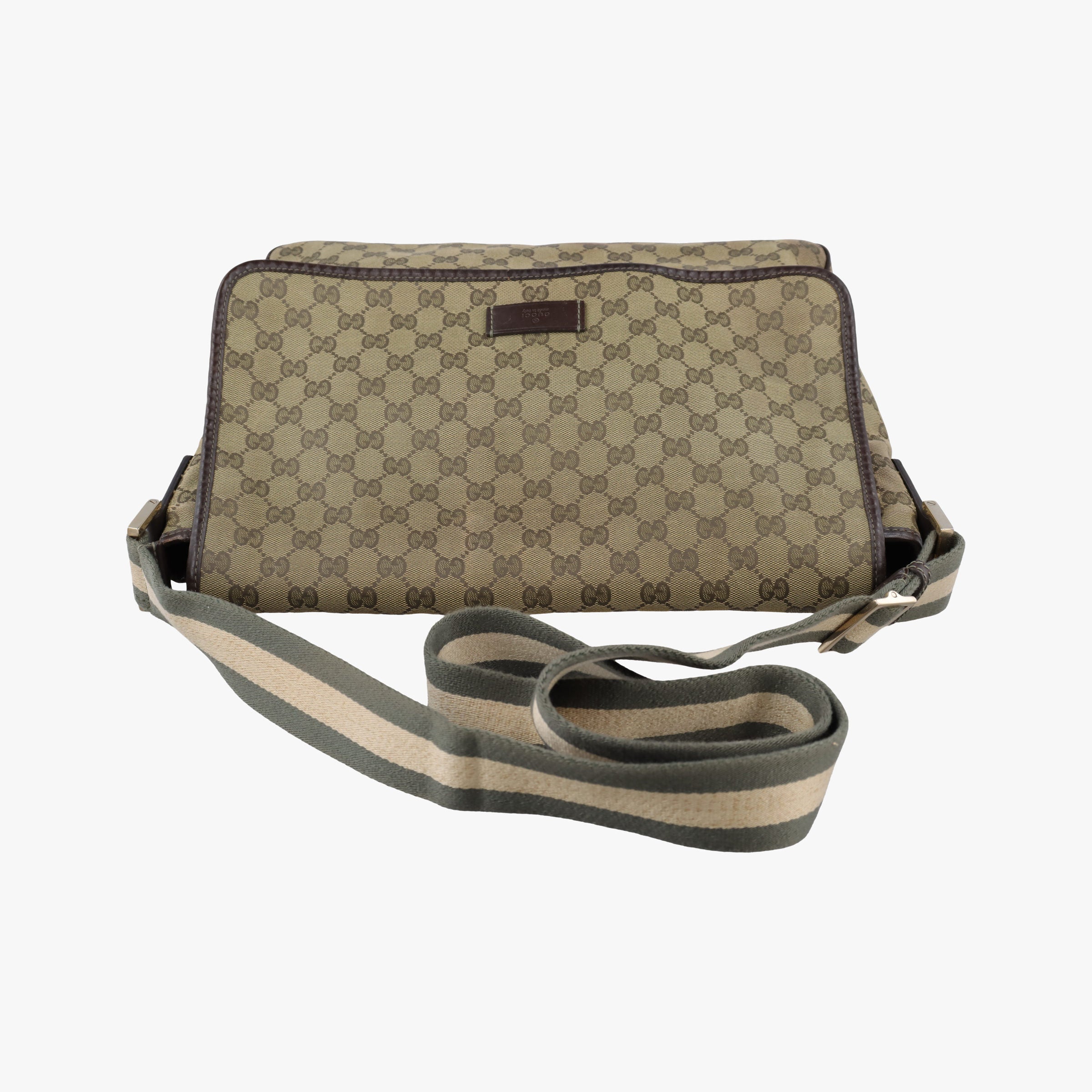 GG Supreme DiaperBag Brown canvas 233052 G8284728GGスプリーム マザーズバッグ ブラウン キャンバス 233052 G8284728