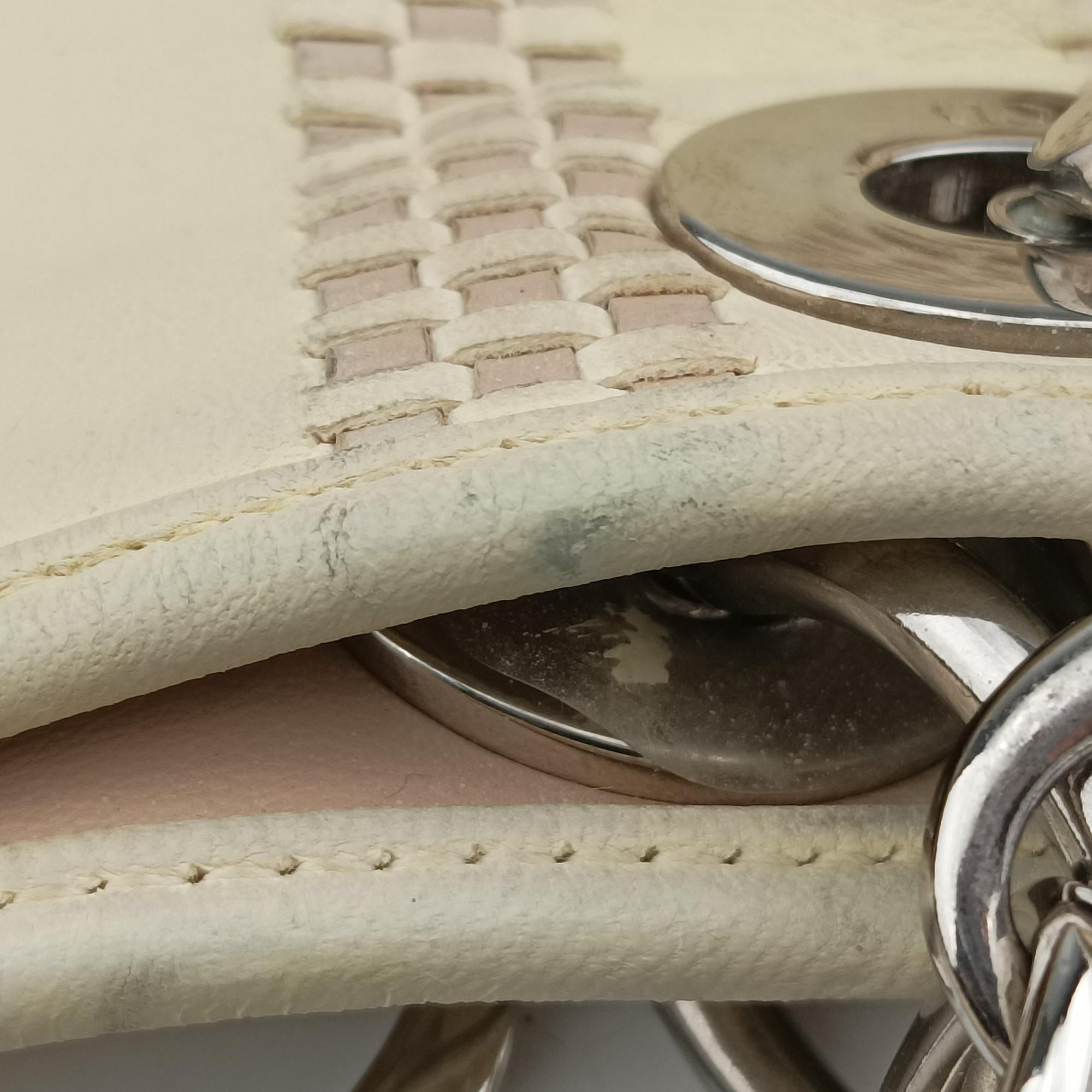Soft Lady Dior Beige Leather 96-MA-1018レディ ディオール ソフト ベージュ レザー 96-MA-1018
