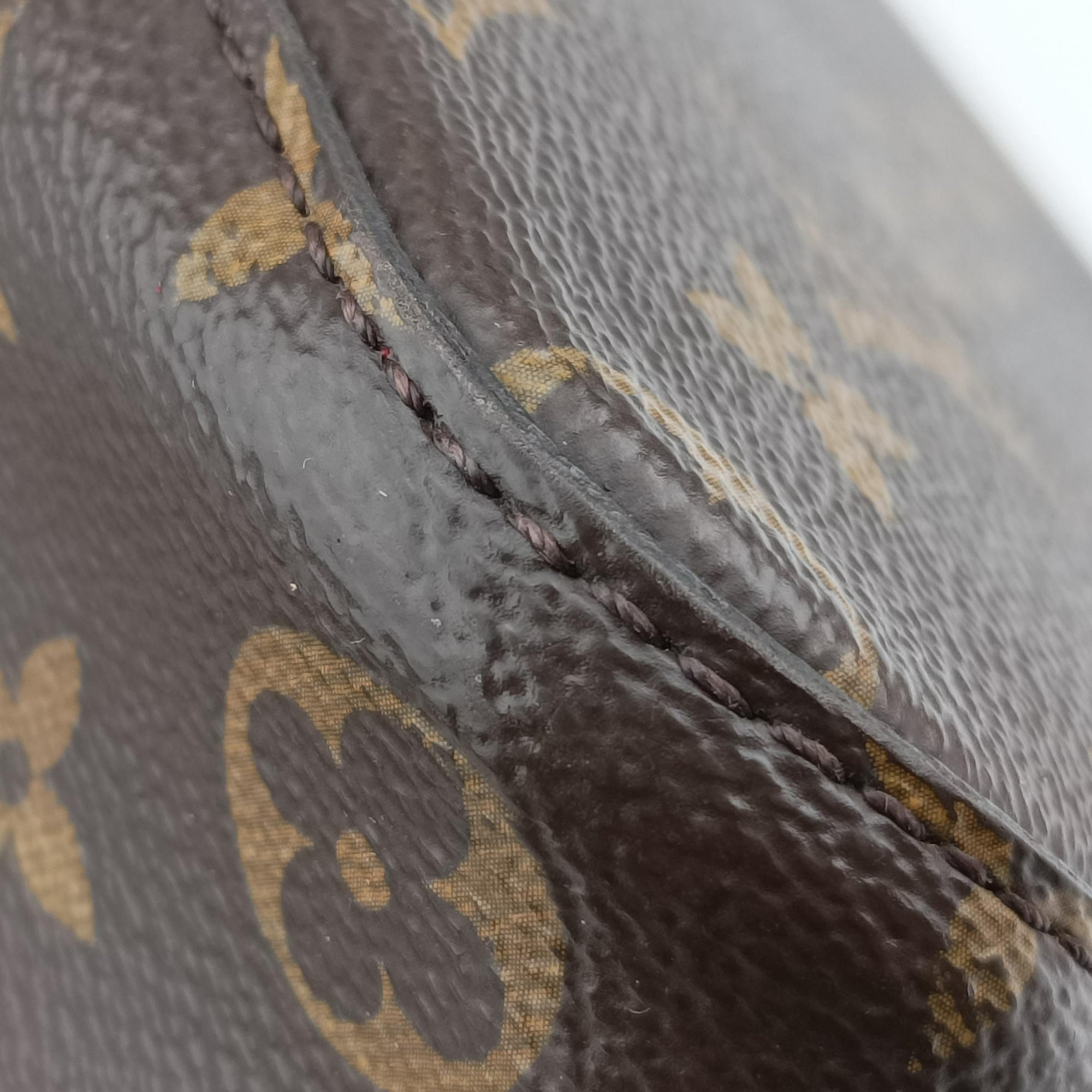 NeoNoe BrownxCoquelicot Monogram CanvasxLeather M44021 NZ0158ネオノエ モノグラム/ブラウンxコクリコ モノグラム キャンバスxレザー M44021 NZ0158