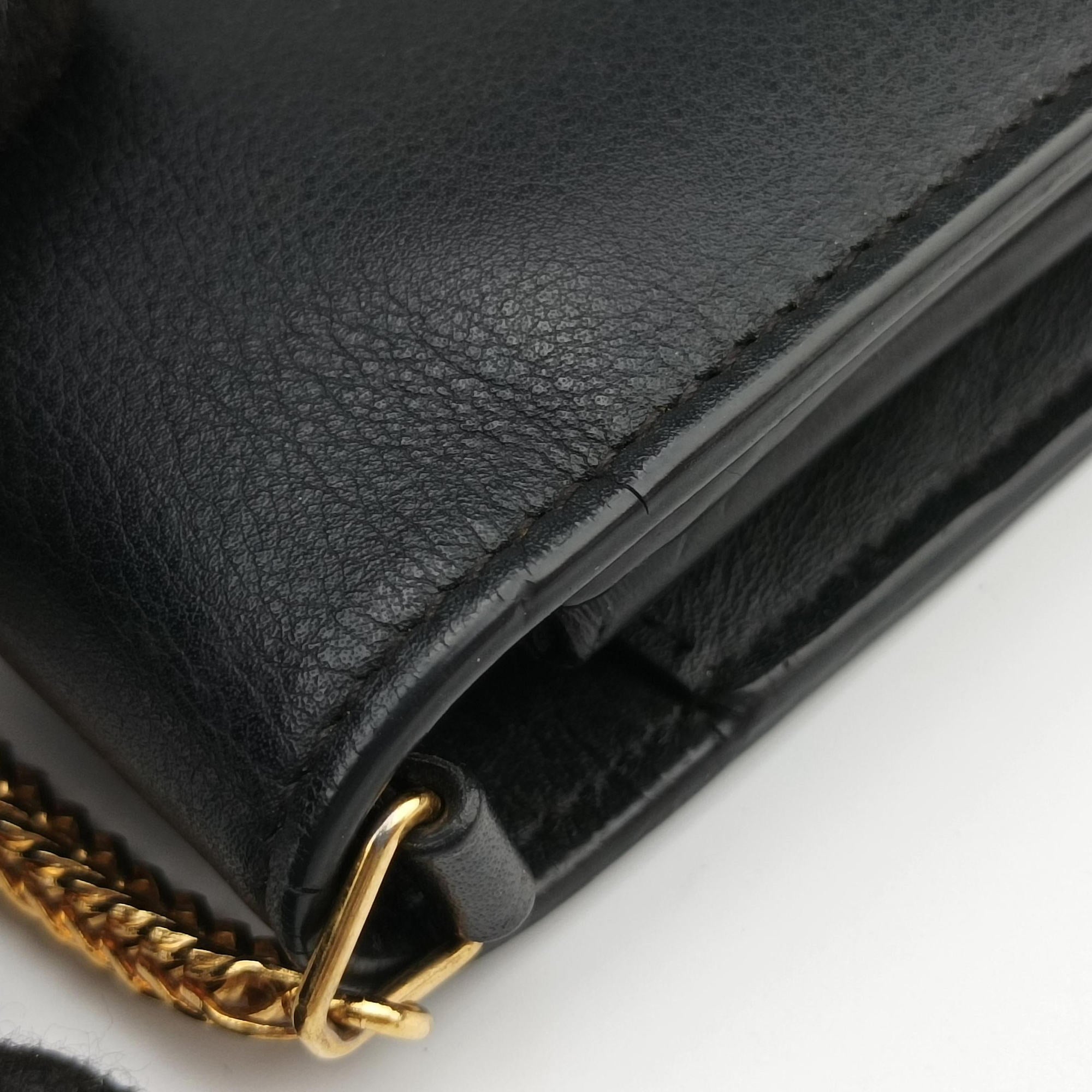 Y Ligne Black Leather 348117 ART348117.0615Yライン ブラック レザー 348117 ART348117.0615