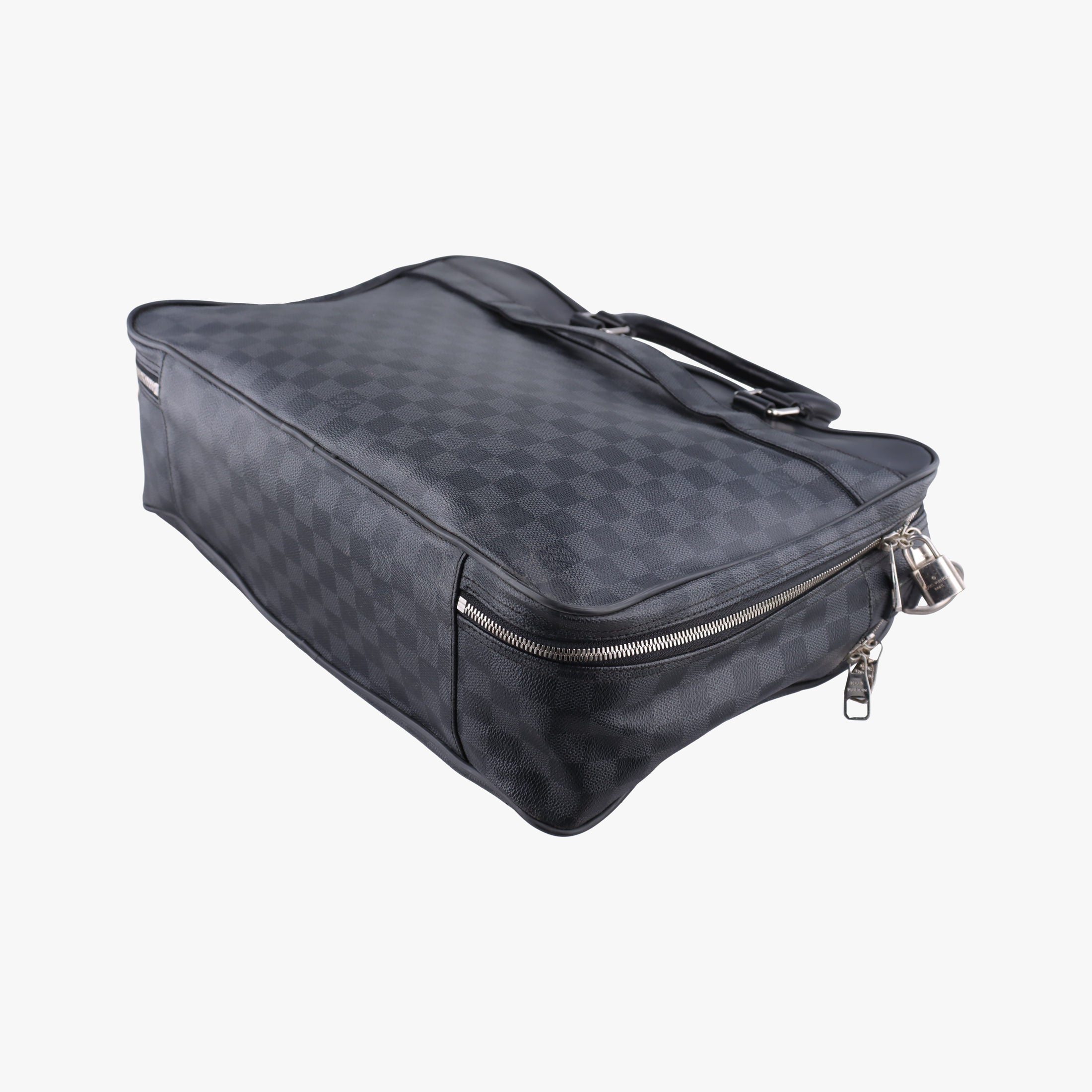 Overnight Black×Navy Damier Graphite N41004 FL0165オーバーナイト ブラック×ネイビー ダミエ グラフィット N41004 FL0165