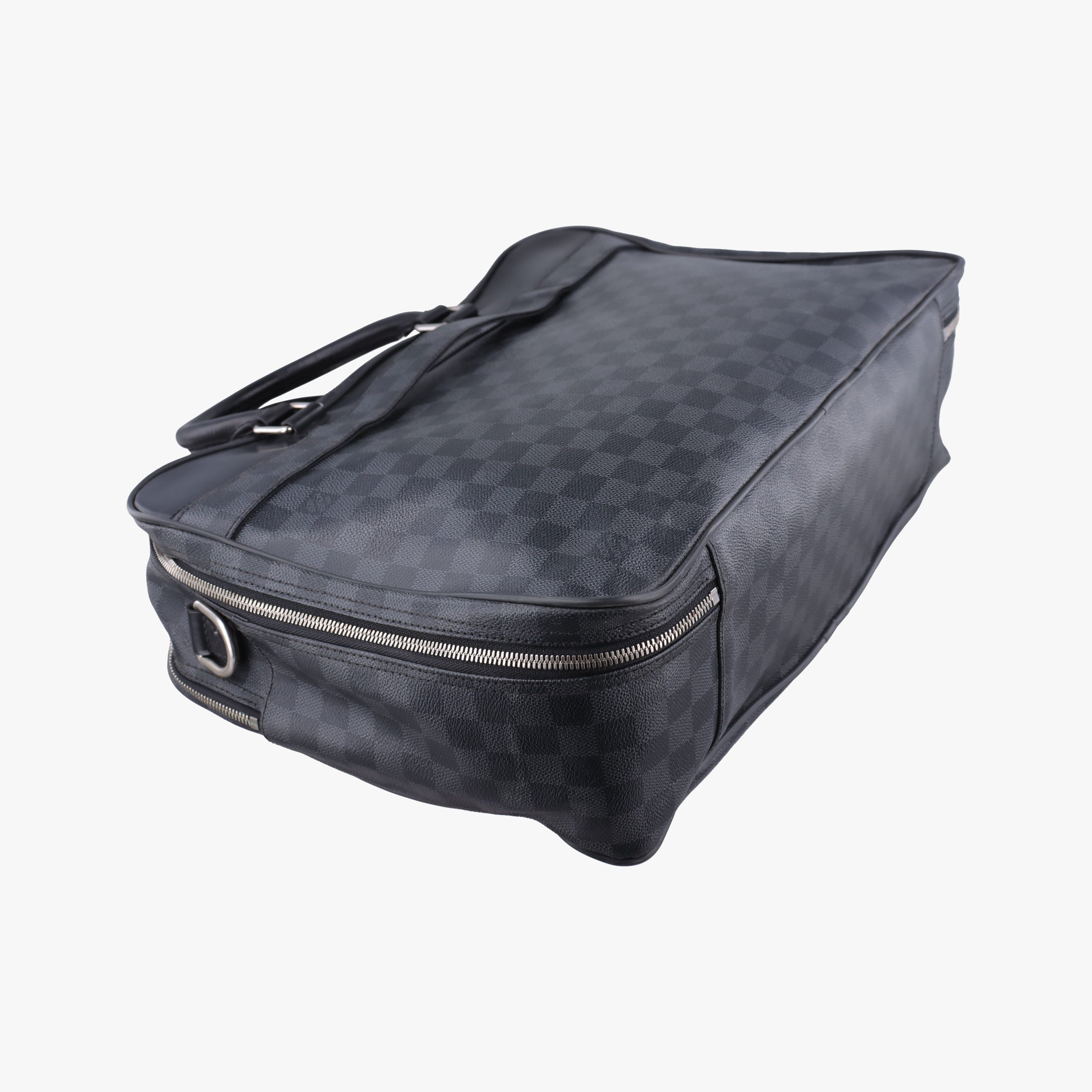 Overnight Black×Navy Damier Graphite N41004 FL0165オーバーナイト ブラック×ネイビー ダミエ グラフィット N41004 FL0165