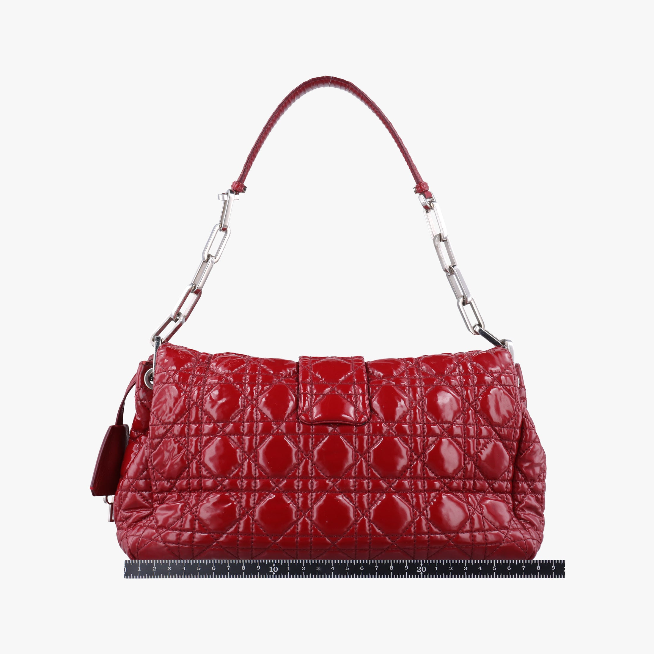 Miss Dior New Rock Cannage Stitch Red Patent Leather 05-BO-1110ミス ディオール ニューロック カナージュ ステッチ レッド パテント 05-BO-1110