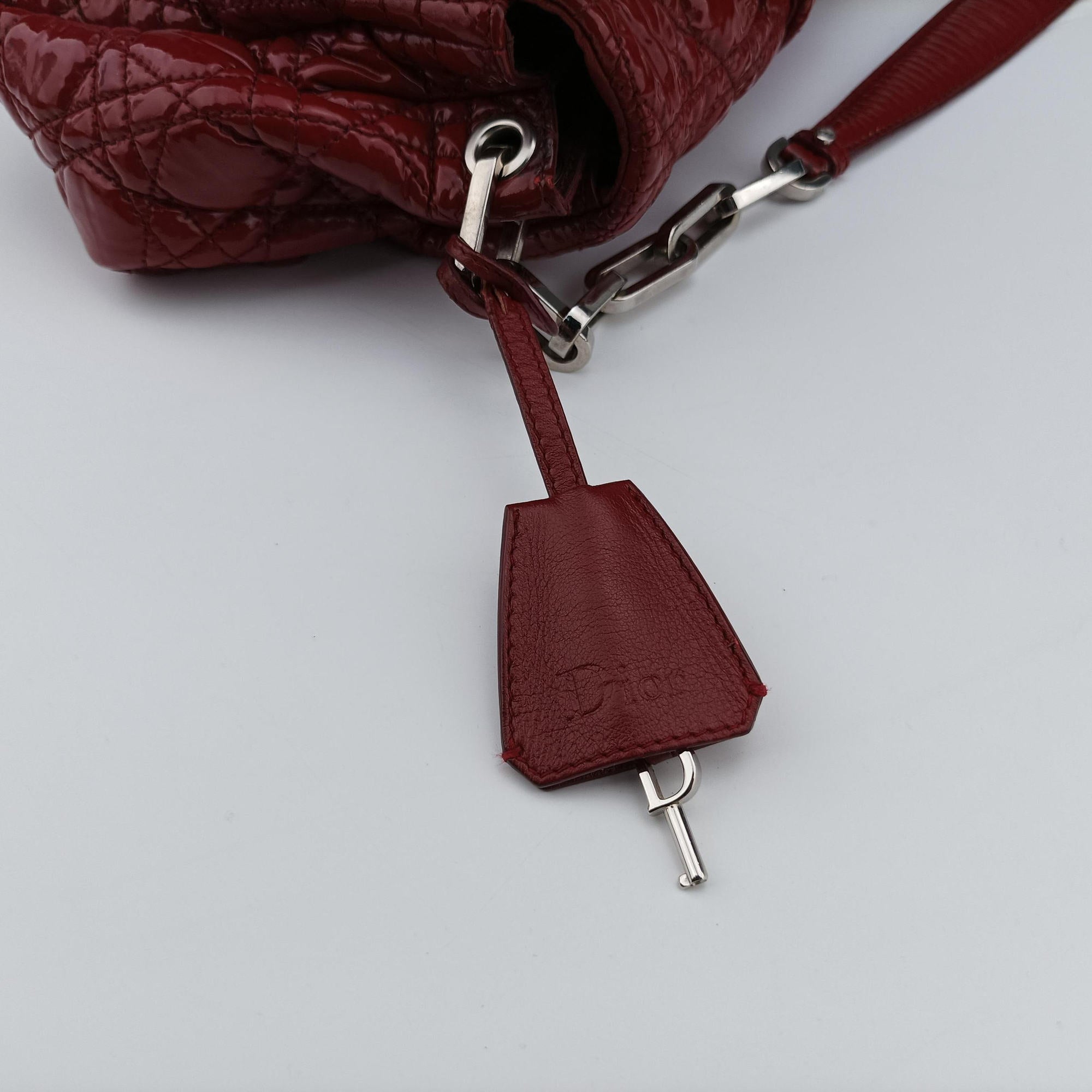 Miss Dior New Rock Cannage Stitch Red Patent Leather 05-BO-1110ミス ディオール ニューロック カナージュ ステッチ レッド パテント 05-BO-1110