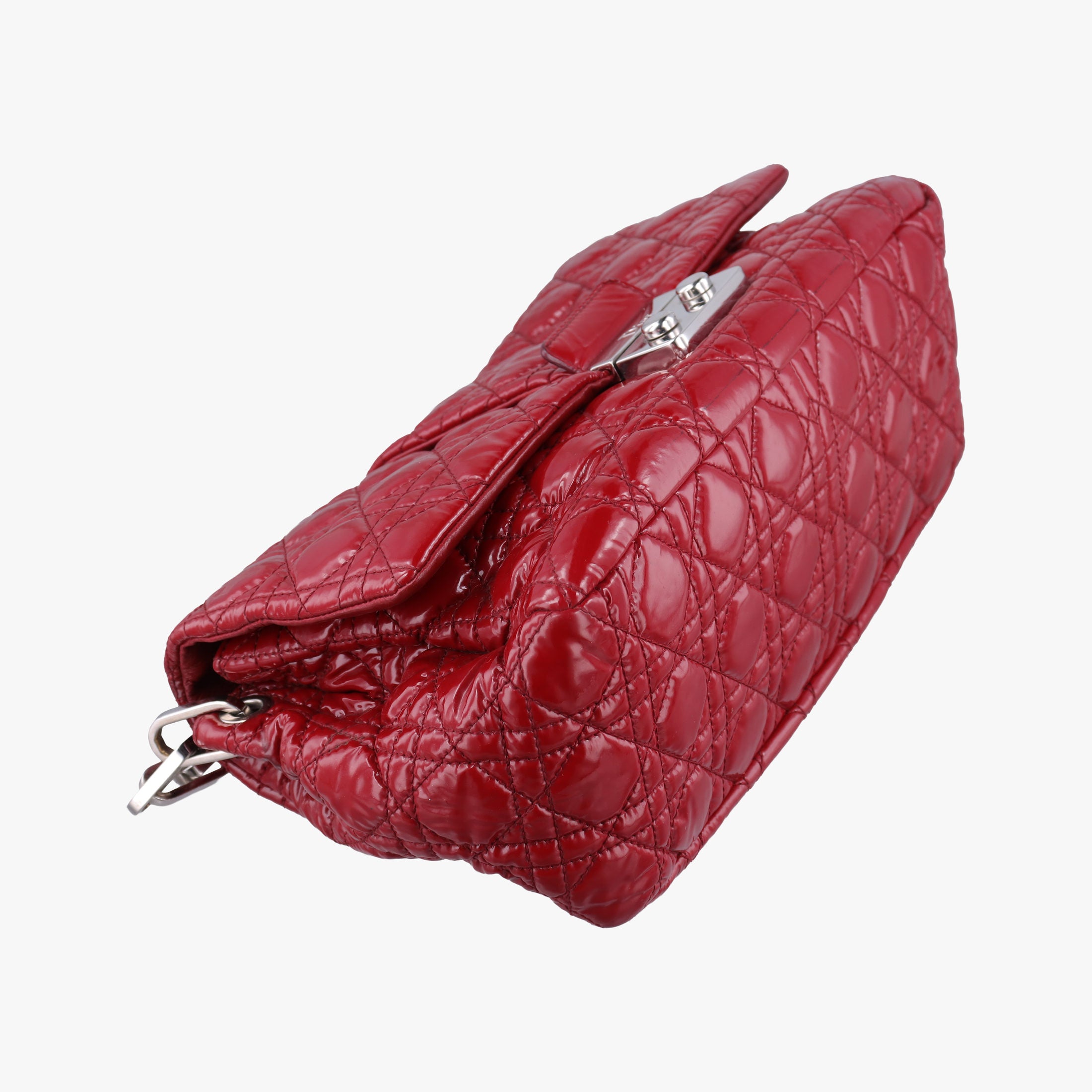Miss Dior New Rock Cannage Stitch Red Patent Leather 05-BO-1110ミス ディオール ニューロック カナージュ ステッチ レッド パテント 05-BO-1110