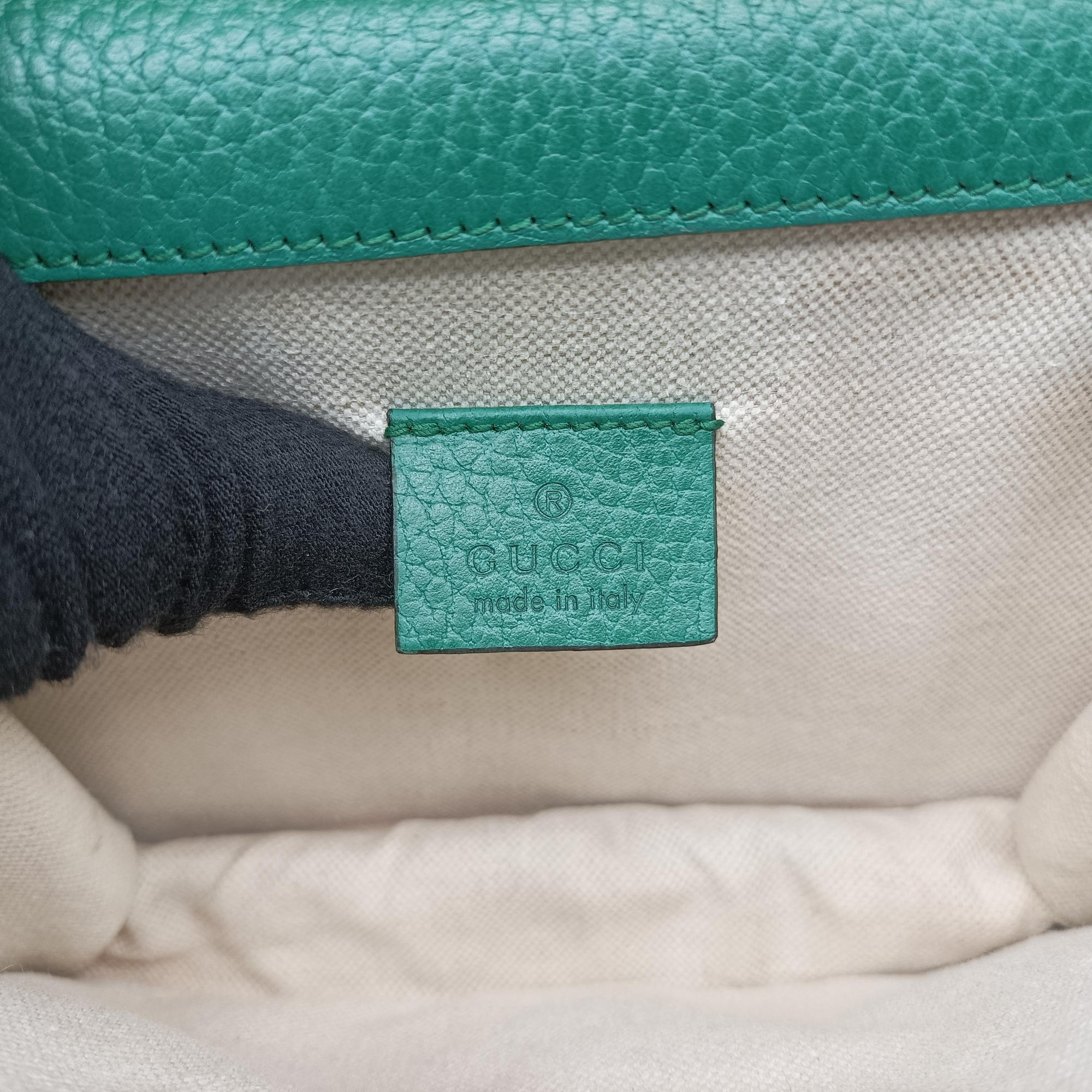 Dionysus Green Leather 421970 H025567579ディオニュソス グリーン レザー 421970 H025567579