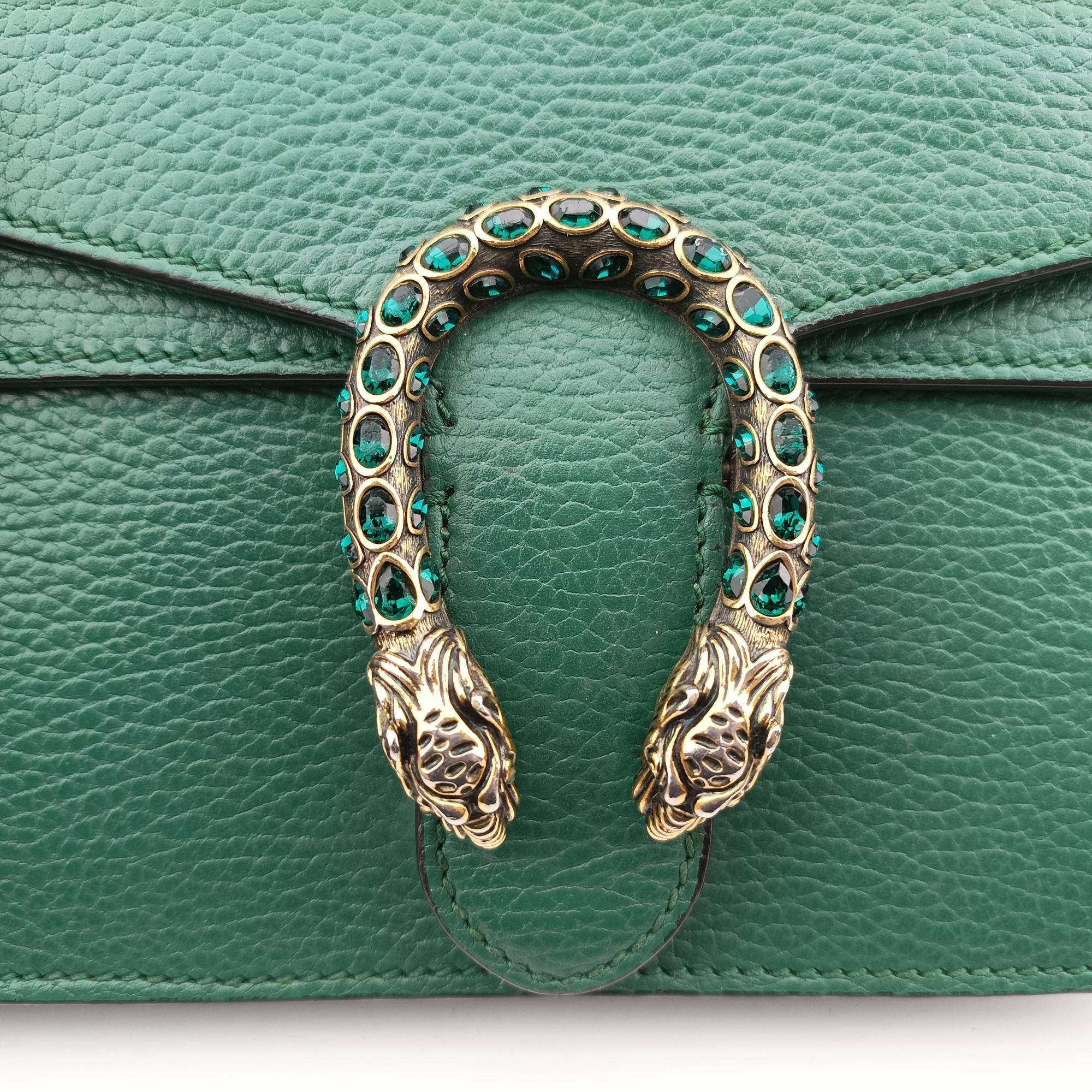 Dionysus Green Leather 421970 H025567579ディオニュソス グリーン レザー 421970 H025567579