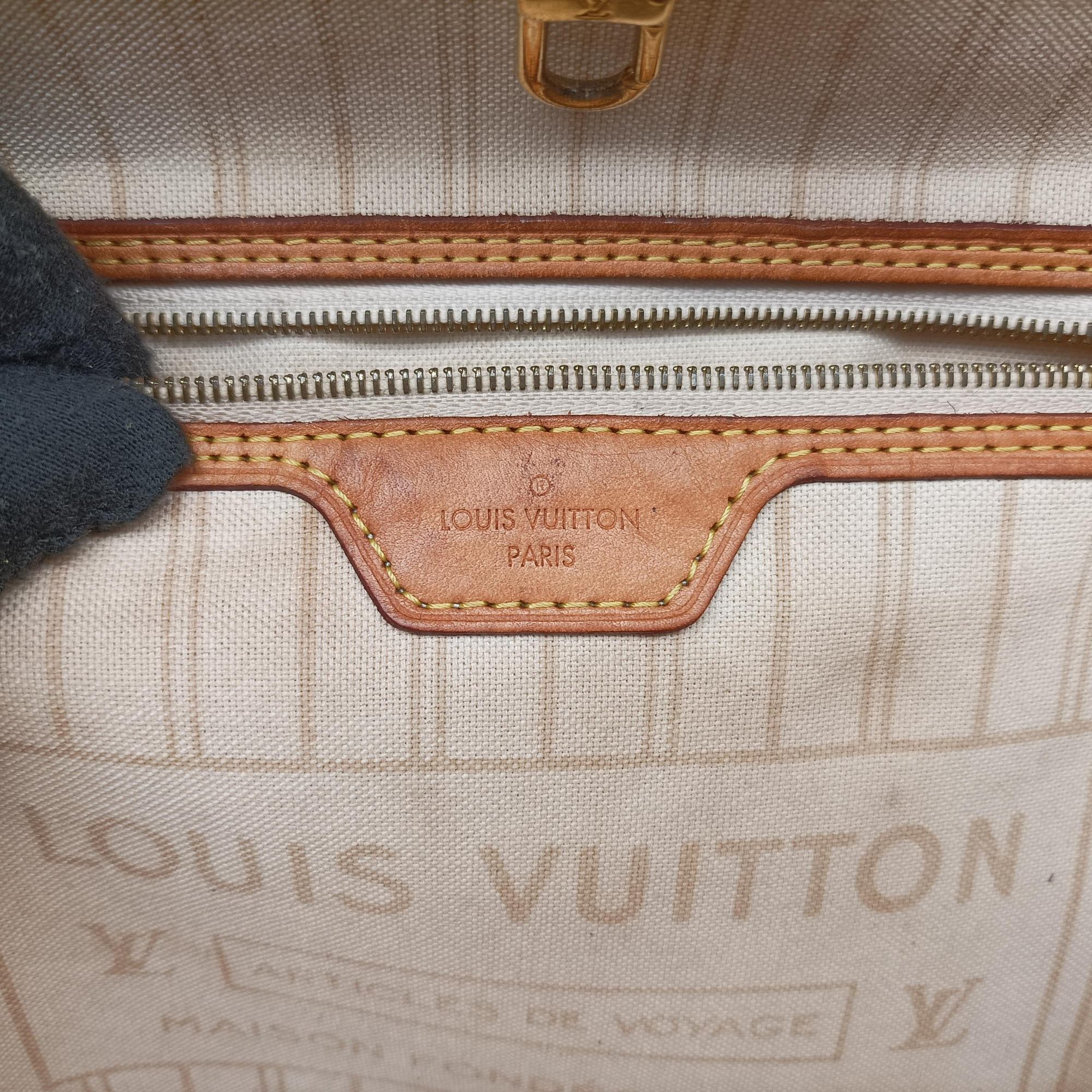 Neverfull MM Azur Damier Canvas N51107 SD0126 SD0116ネヴァーフルMM アズール ダミエキャンバス N51107 SD0126 SD0116